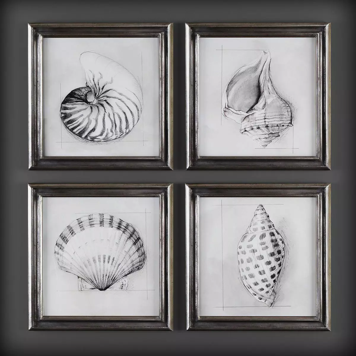 Picture Frames Low-poly 3D model_0