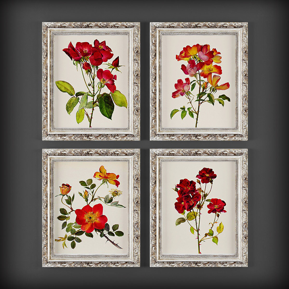Picture Frames Low-poly 3D model_1