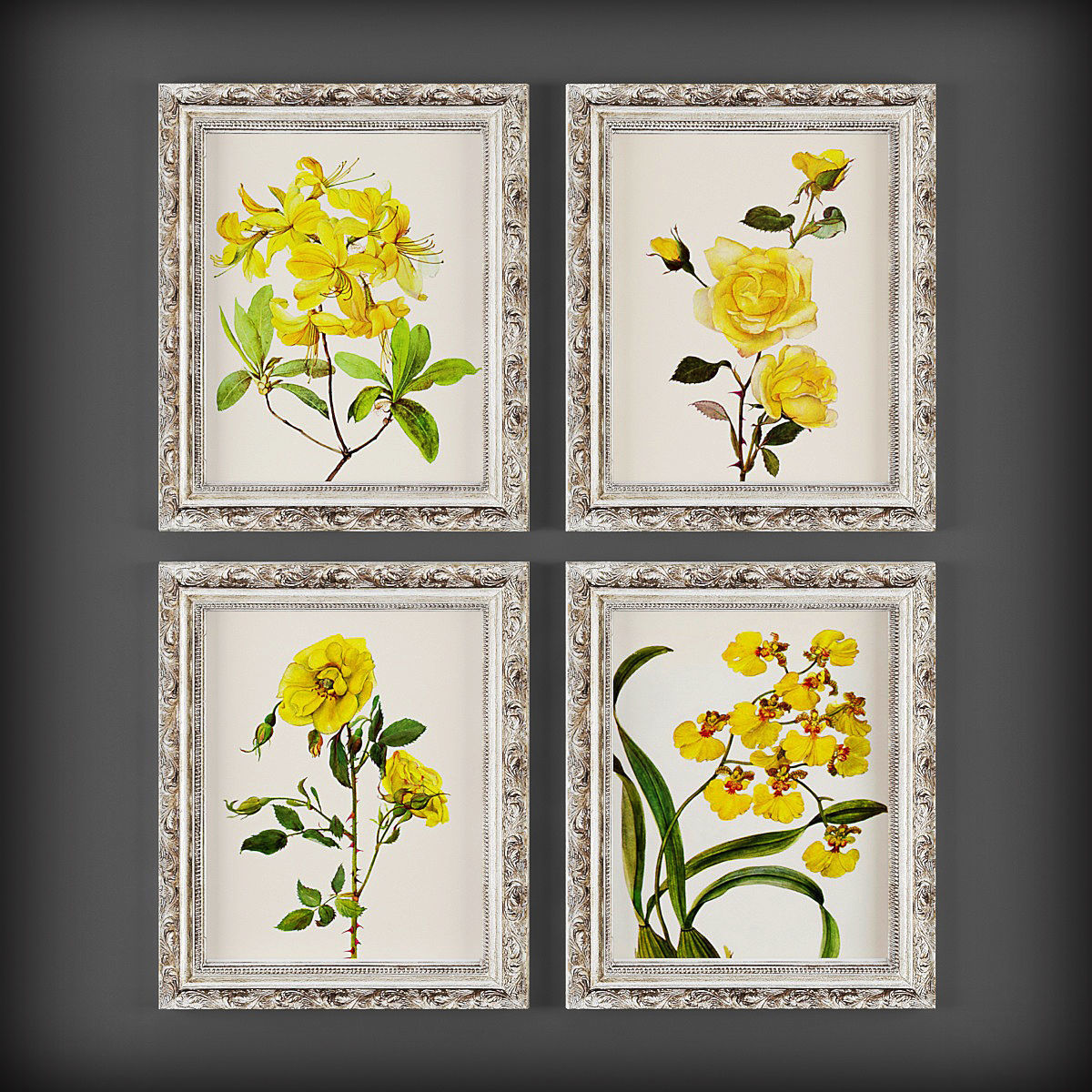 Picture Frames Low-poly 3D model_2