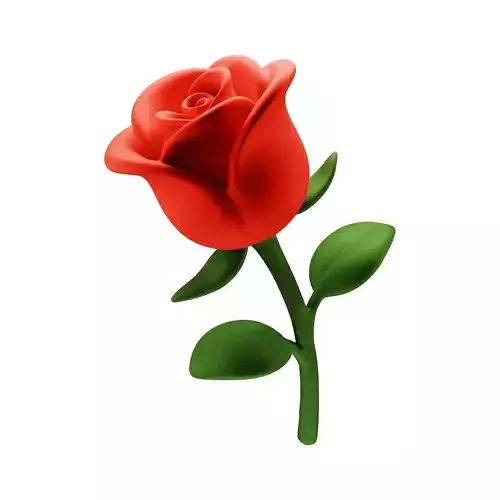 Rose 3D Icon