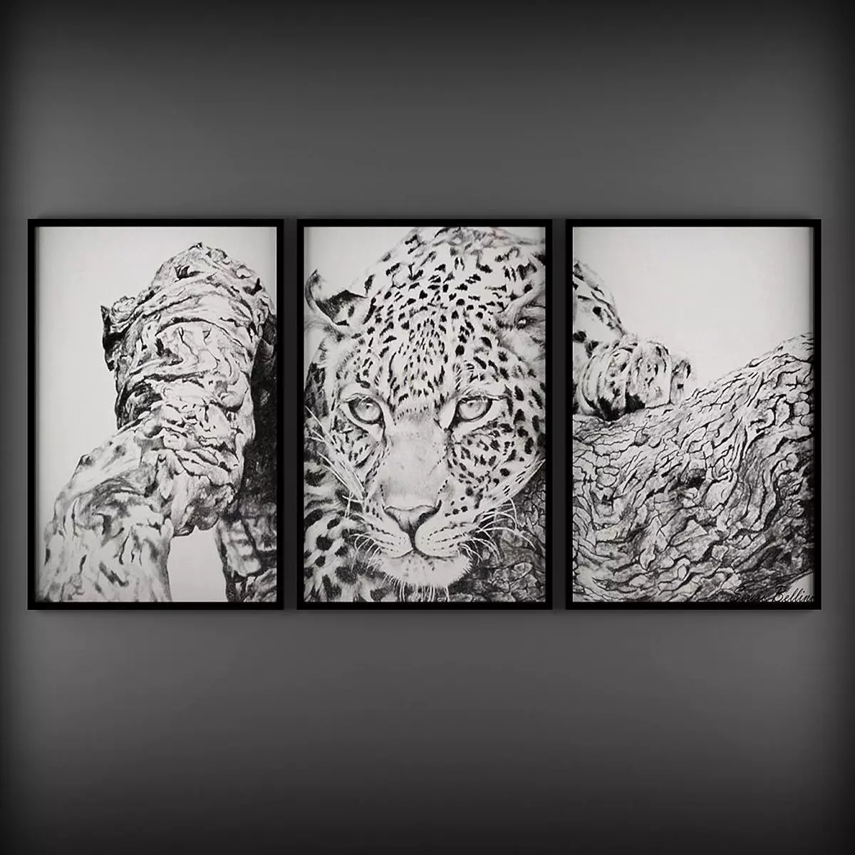 Picture Frames Low-poly 3D model_0