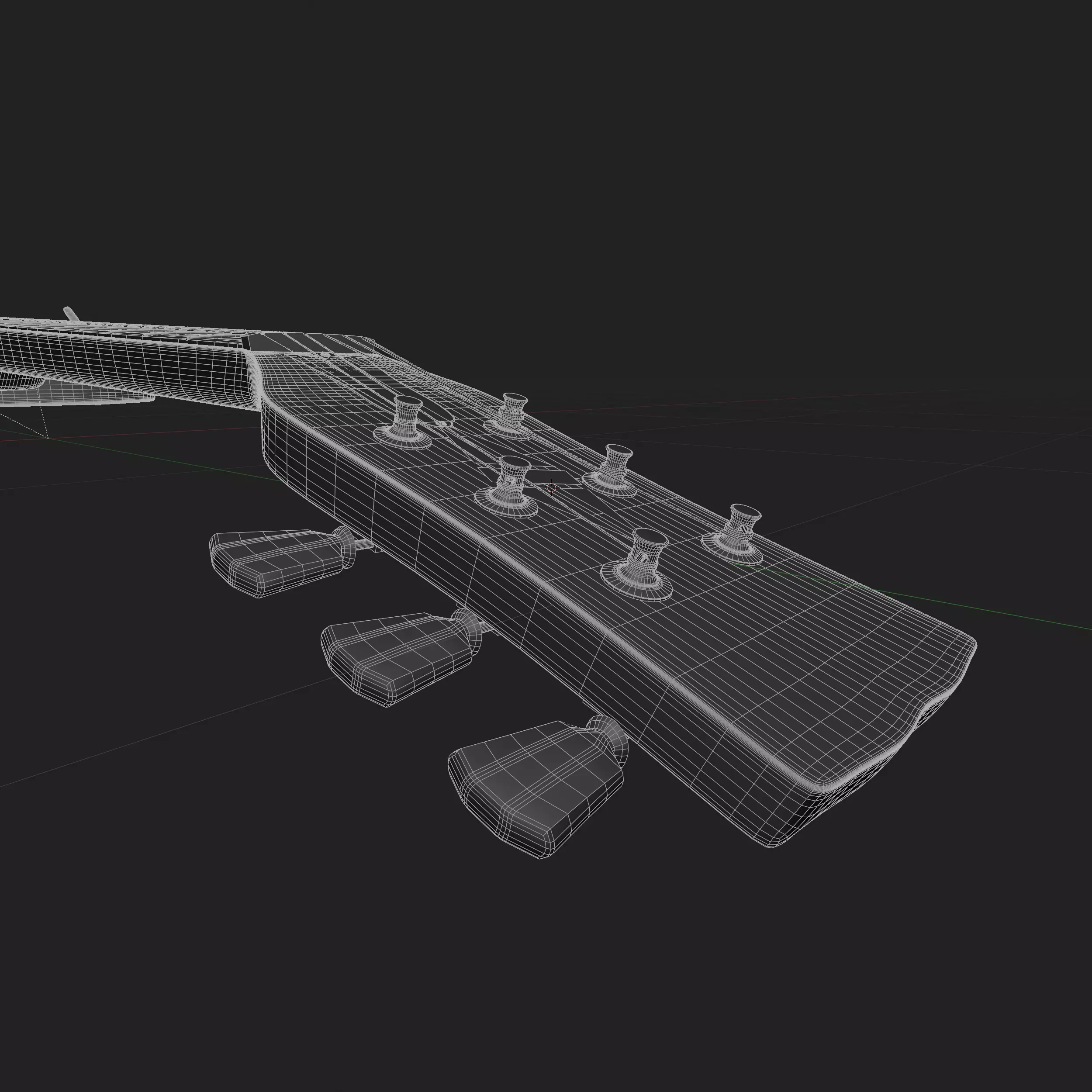 Gibson Les Paul Alpine White 3D model_8