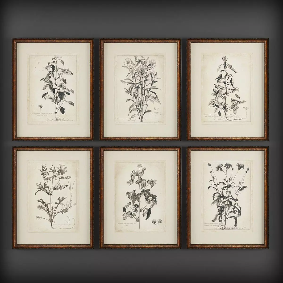 Picture Frames Low-poly 3D model_0