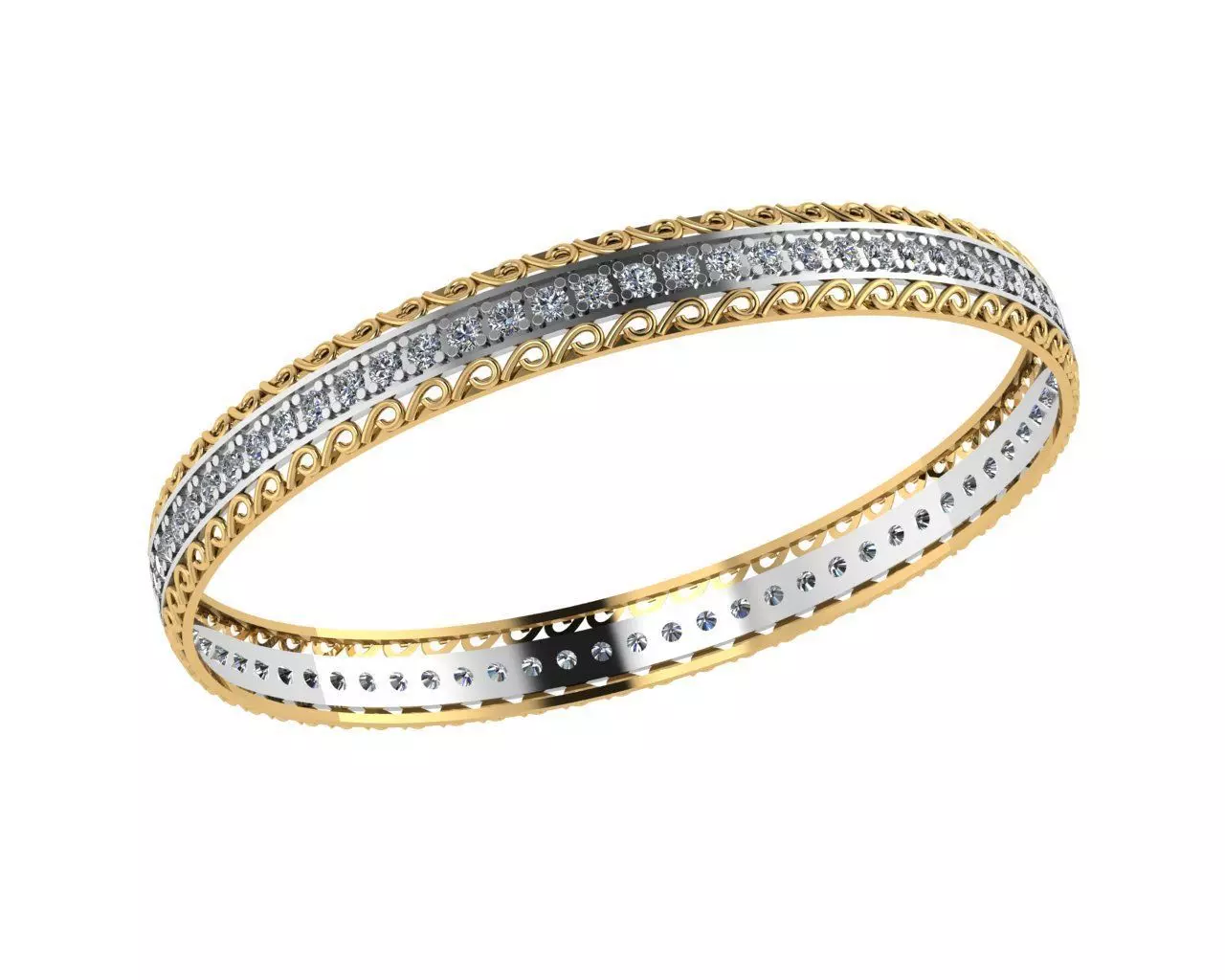 Bracelets 3D print model_0