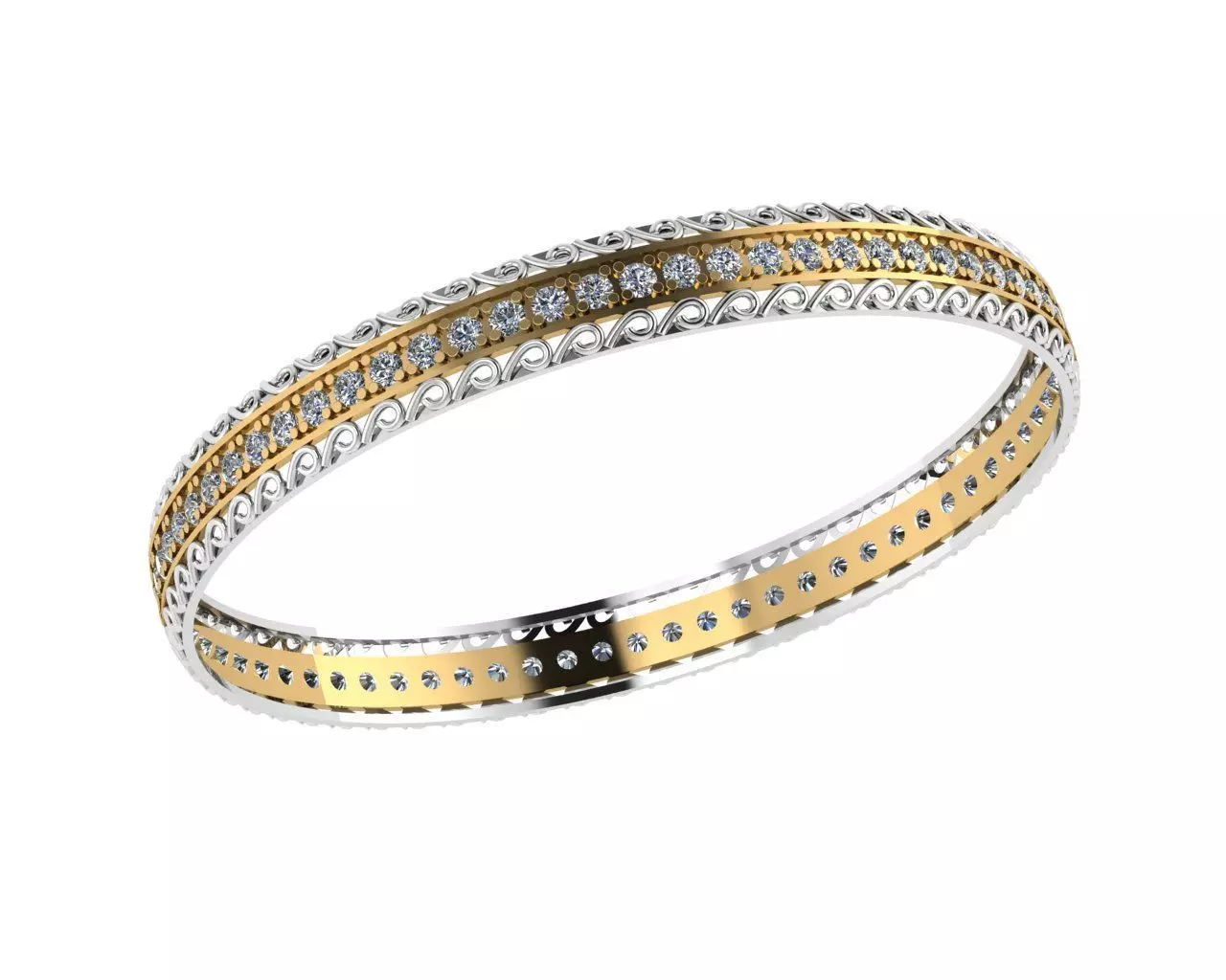 Bracelets 3D print model_1