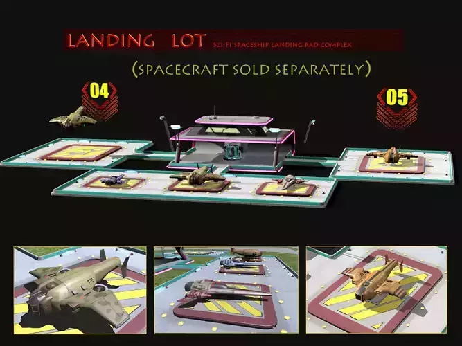 Landing Lot 3D model