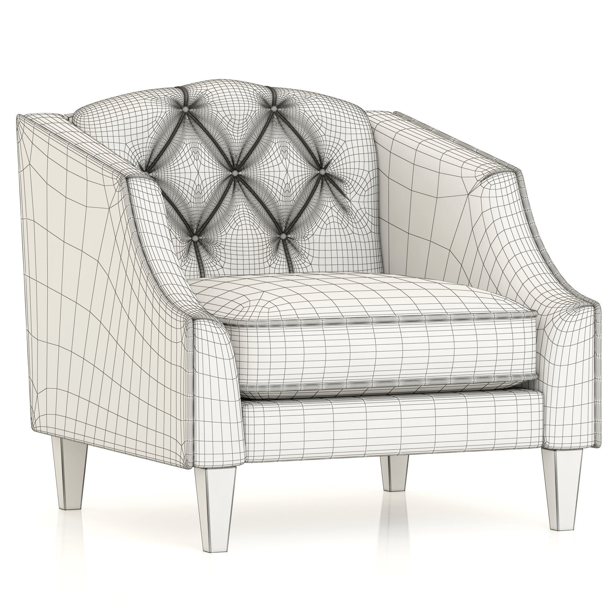 Dantone Home Darem ArmChair 3D model_7