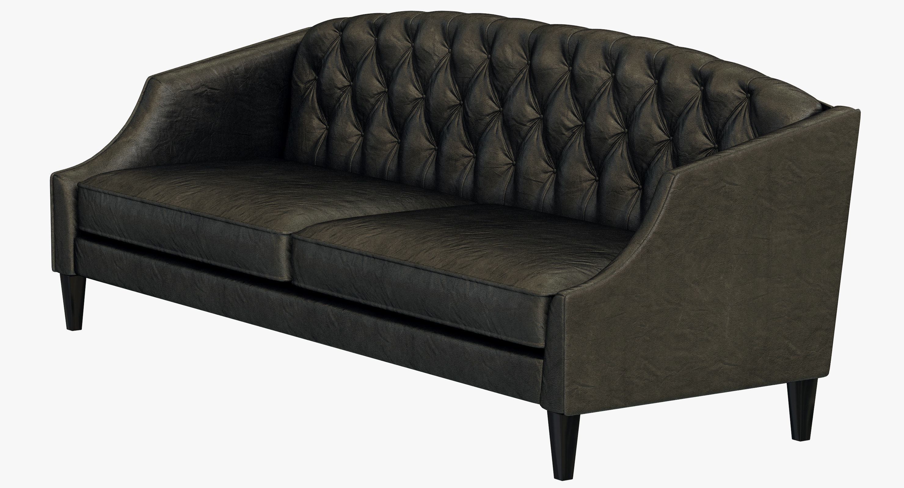 Dantone Home Darem leather Sofa 3D model_2