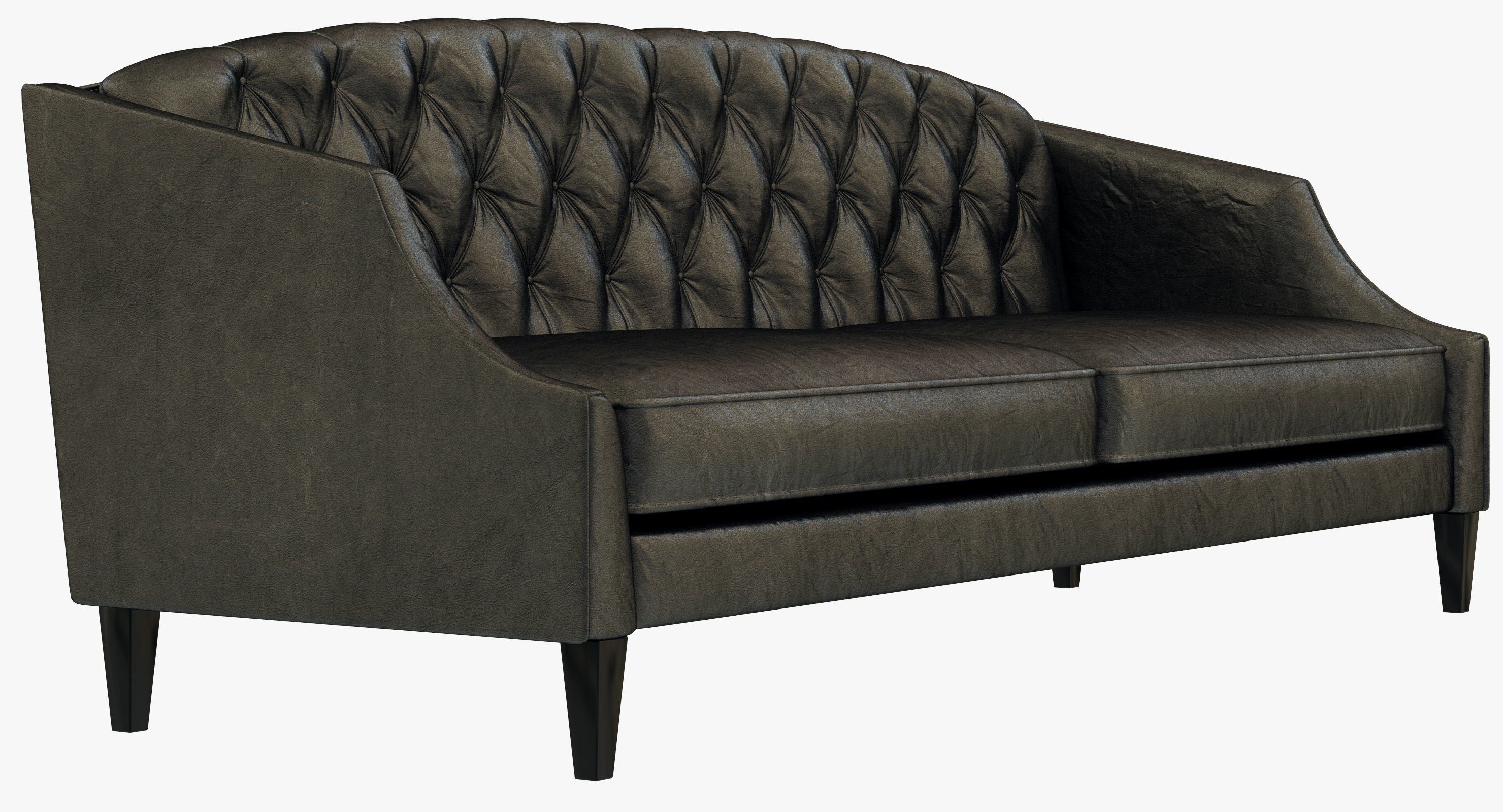 Dantone Home Darem leather Sofa 3D model_3