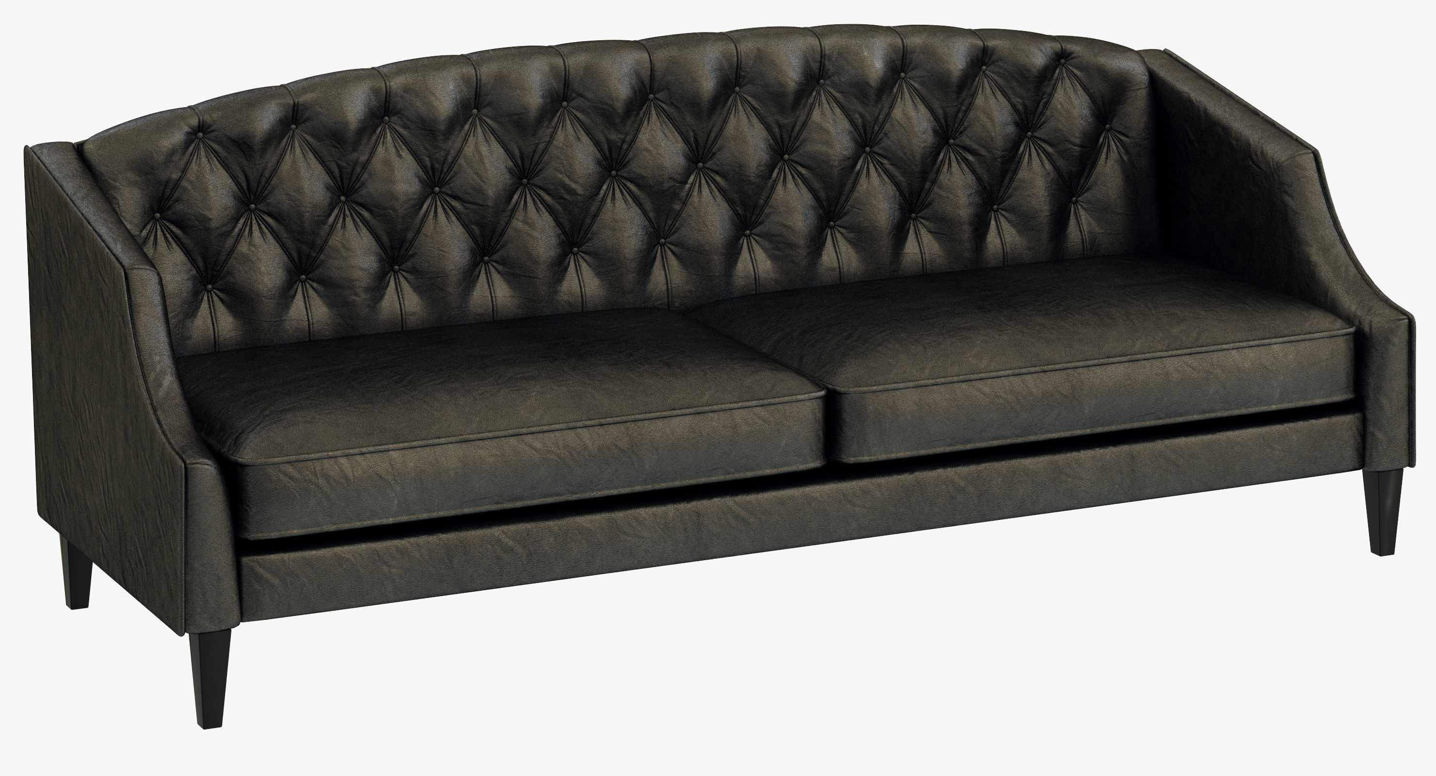 Dantone Home Darem leather Sofa 3D model_1