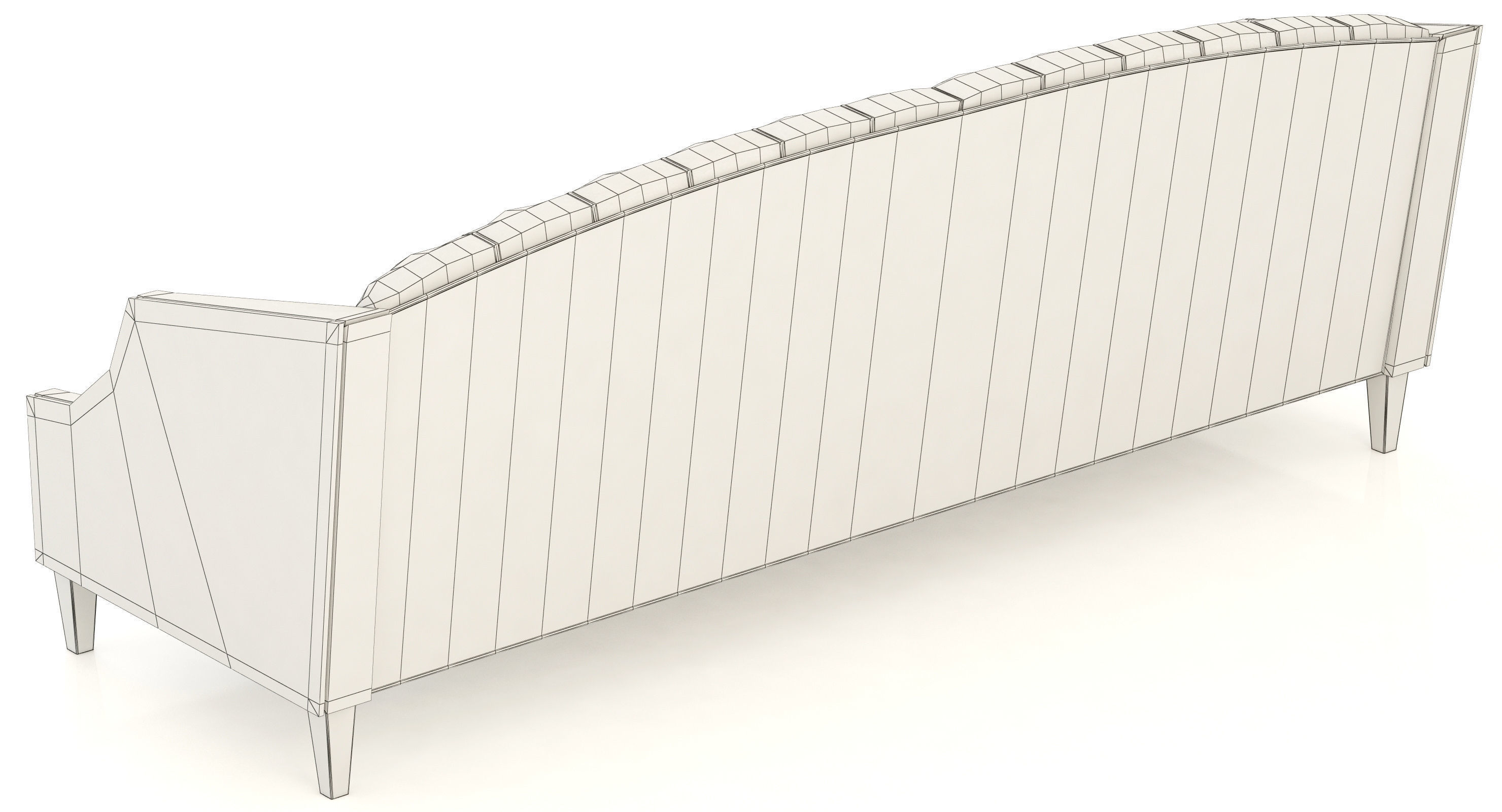 Dantone Home Darem leather Sofa 3D model_11