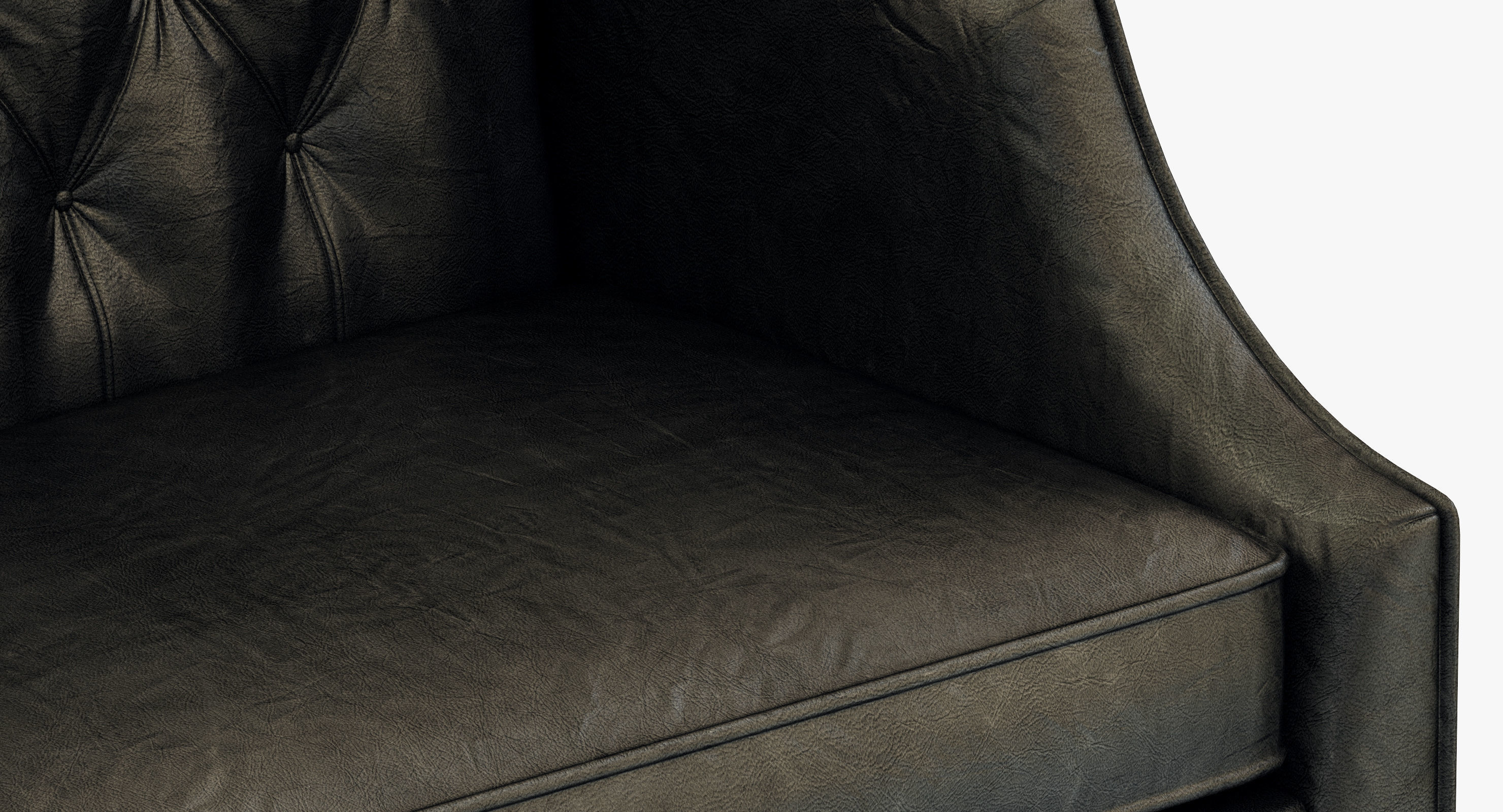 Dantone Home Darem leather Sofa 3D model_7