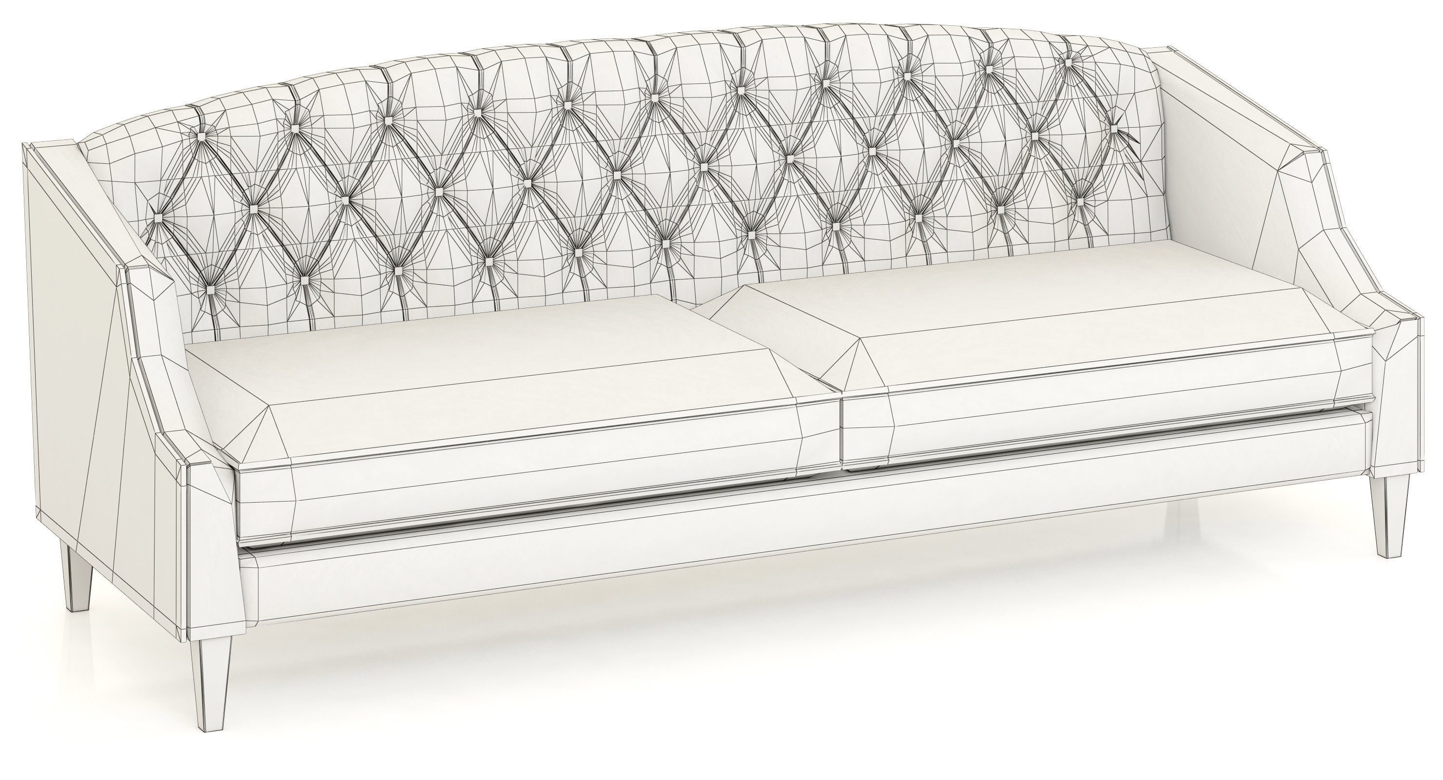 Dantone Home Darem leather Sofa 3D model_9