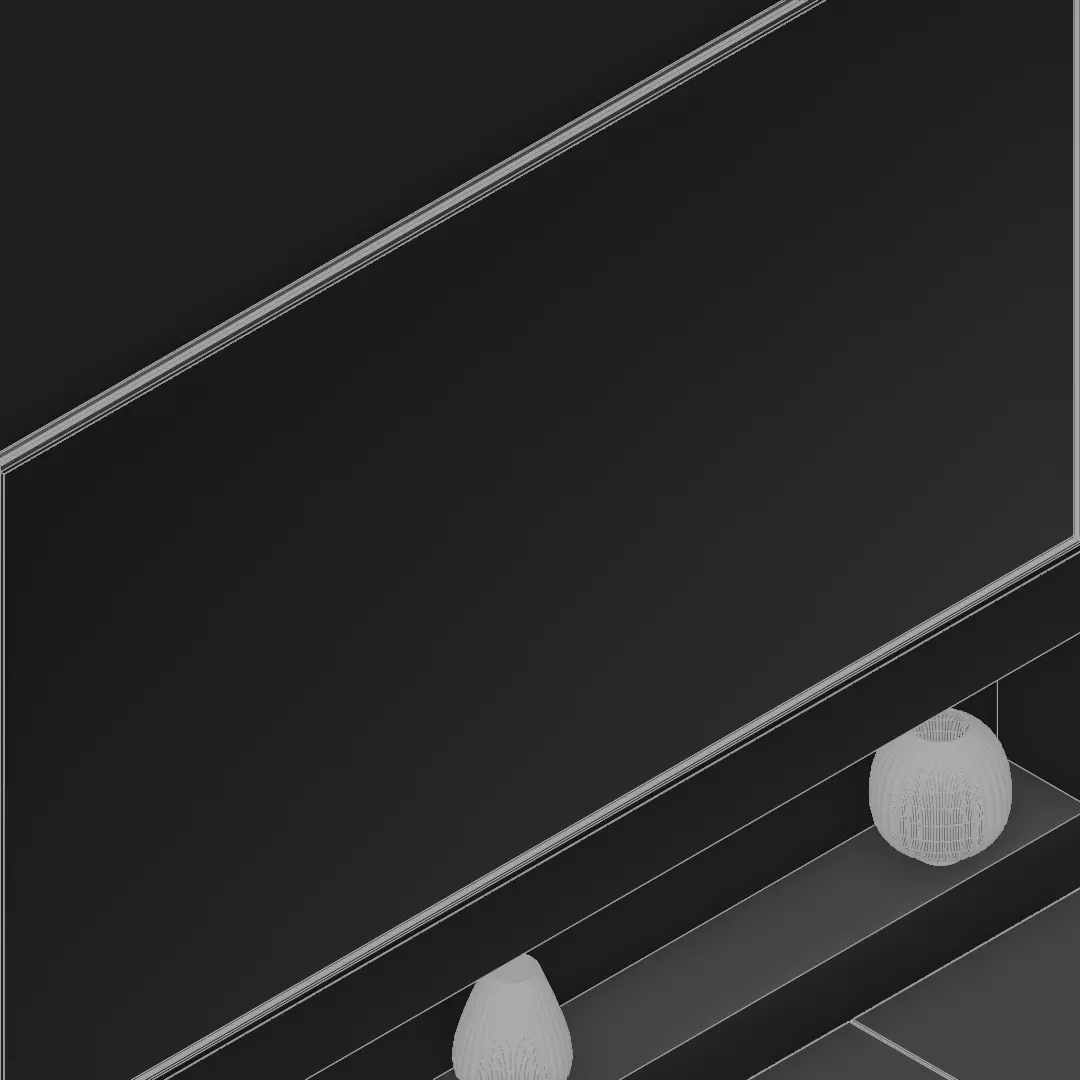 Isometric Hall Interior 3D Model Low-poly 3D model_8