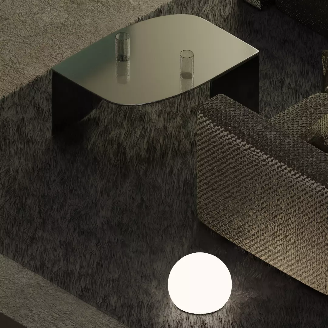 Isometric Hall Interior 3D Model Low-poly 3D model_5