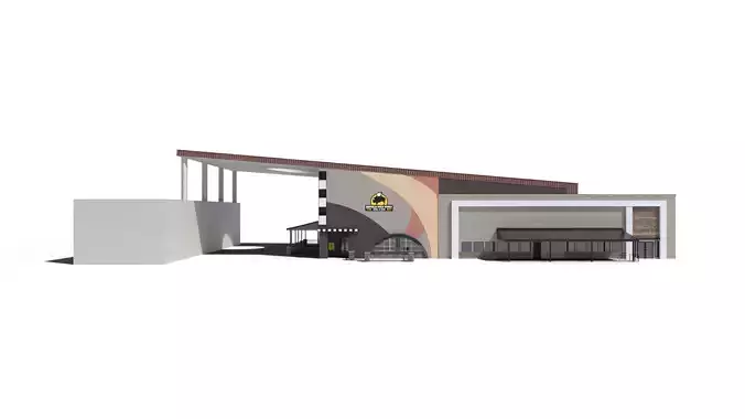 Buffalo Wild Wings Bar and Grill 3D model 5