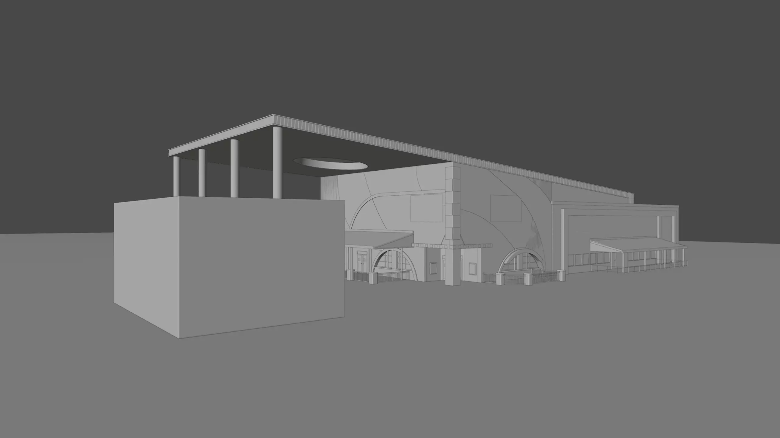 Buffalo Wild Wings Bar and Grill 3D model_11