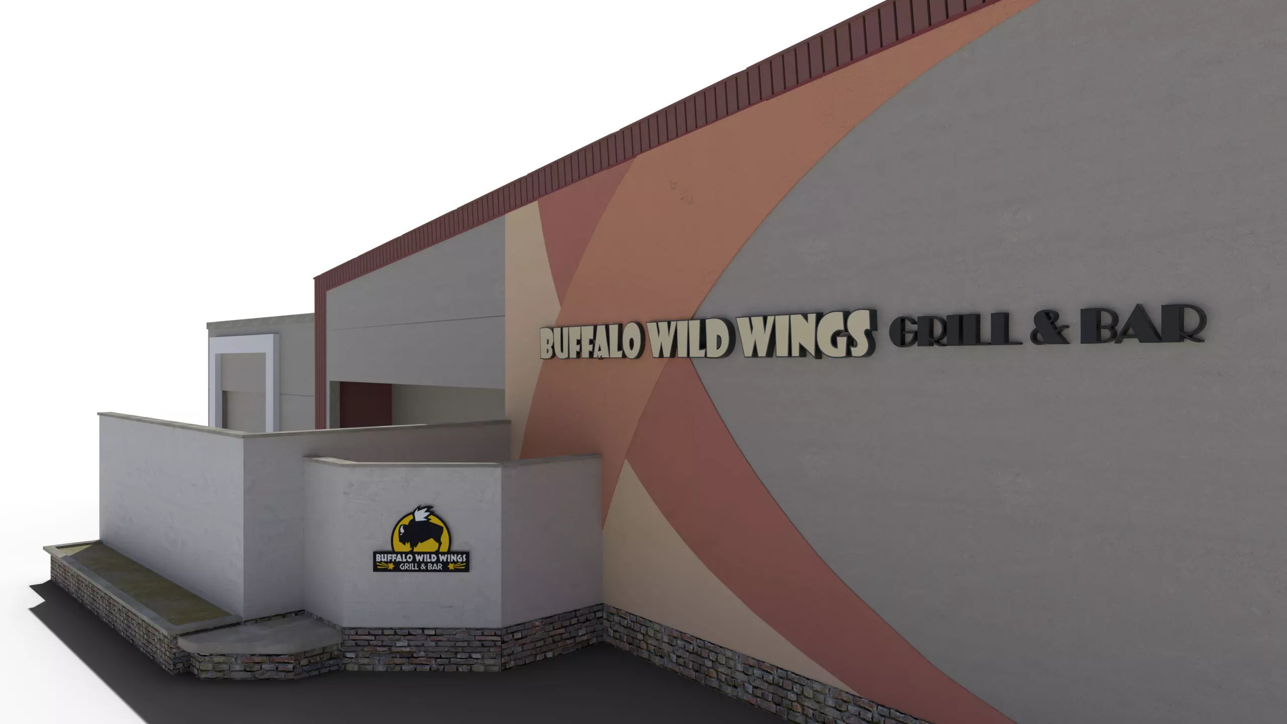 Buffalo Wild Wings Bar and Grill 3D model_6