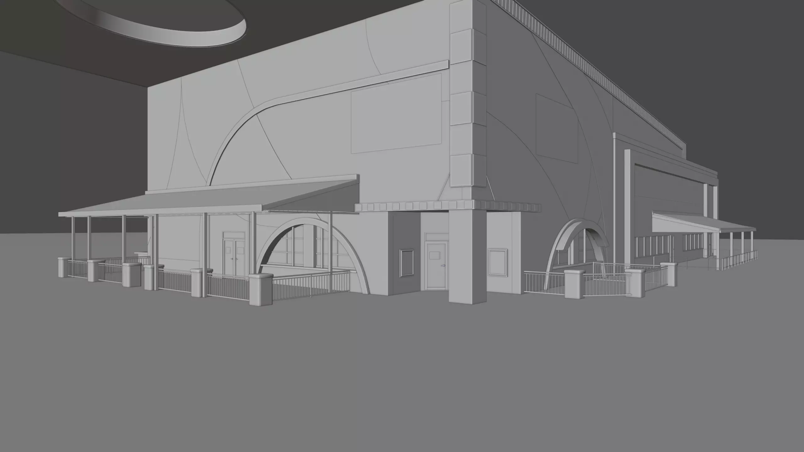 Buffalo Wild Wings Bar and Grill 3D model_8