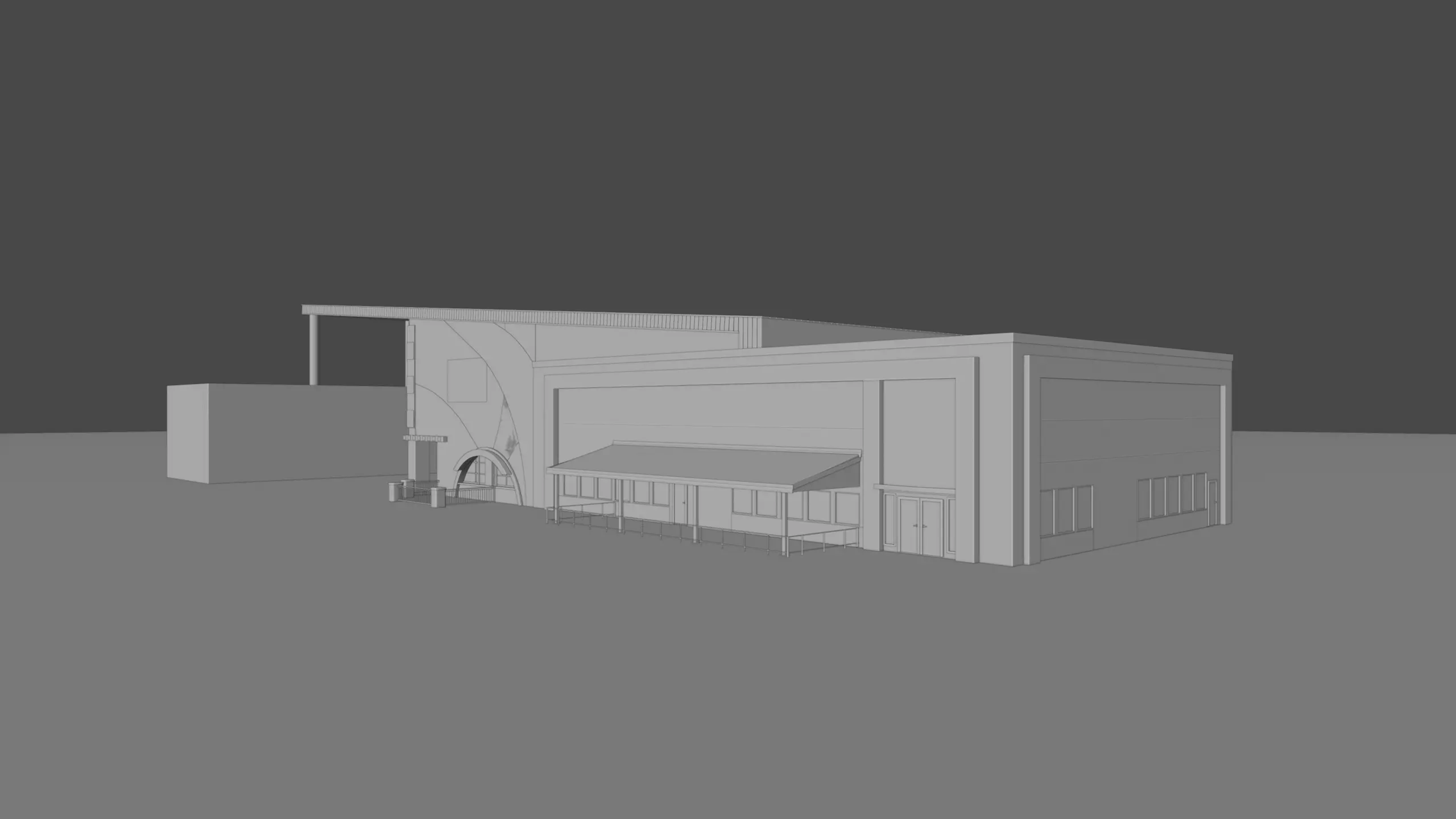 Buffalo Wild Wings Bar and Grill 3D model_9