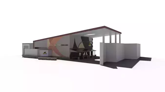 Buffalo Wild Wings Bar and Grill 3D model 2