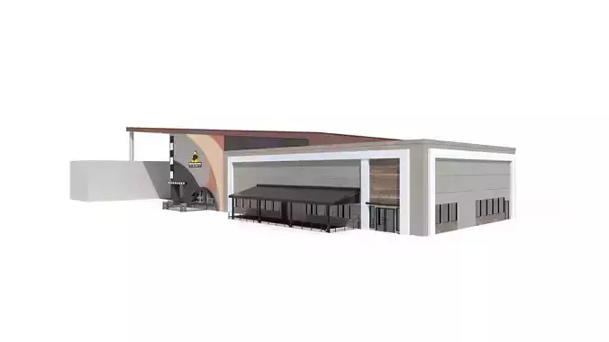 Buffalo Wild Wings Bar and Grill 3D model 6