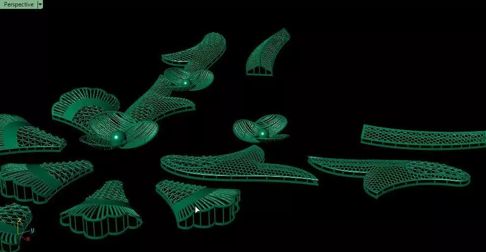 17pieces chest pendant 3D print model_2