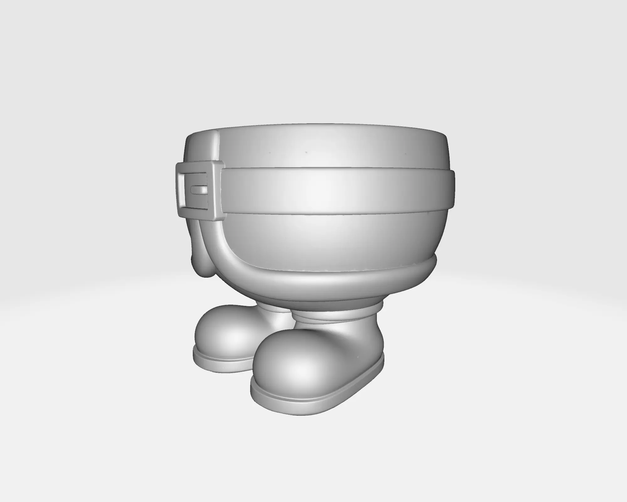 Santa Pants Planter Pot Festive Christmas Holiday Decor 3D print model_2