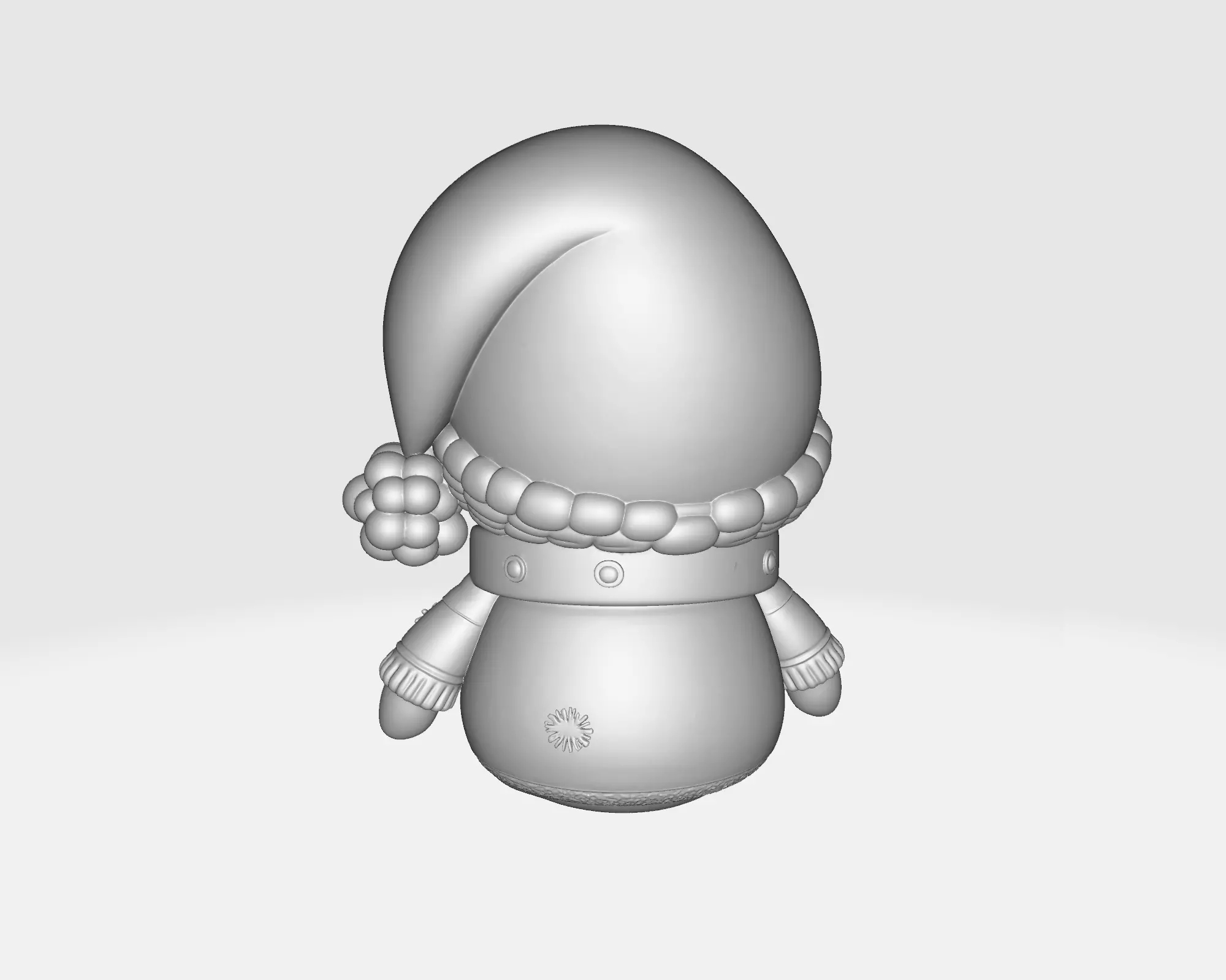 Adorable Christmas Penguin Figurine 3D print model_4