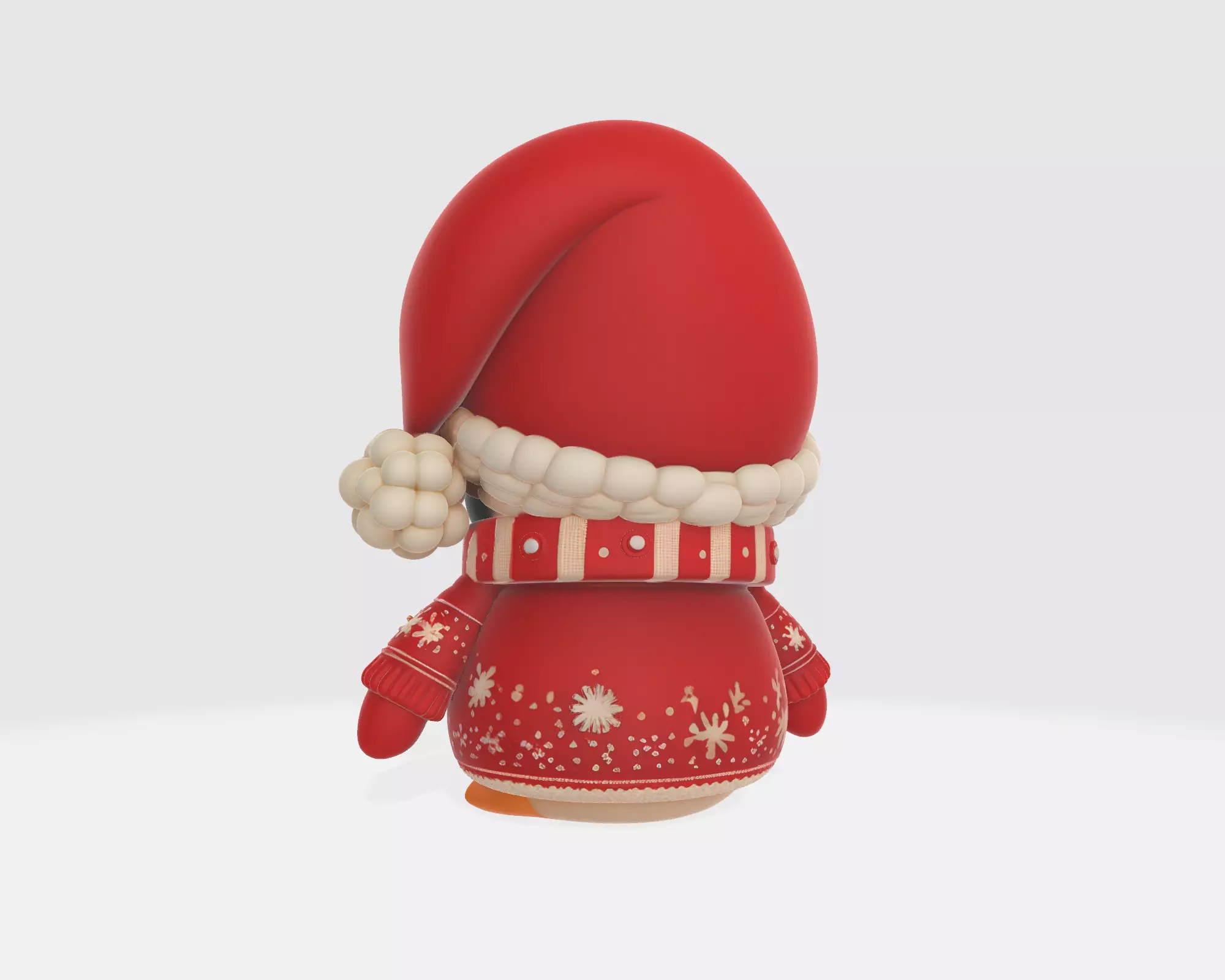 Adorable Christmas Penguin Figurine 3D print model_8
