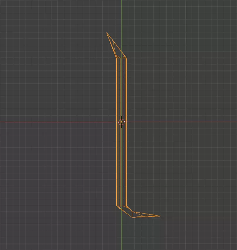 Low Poly Crowbar Low-poly 3D model_6