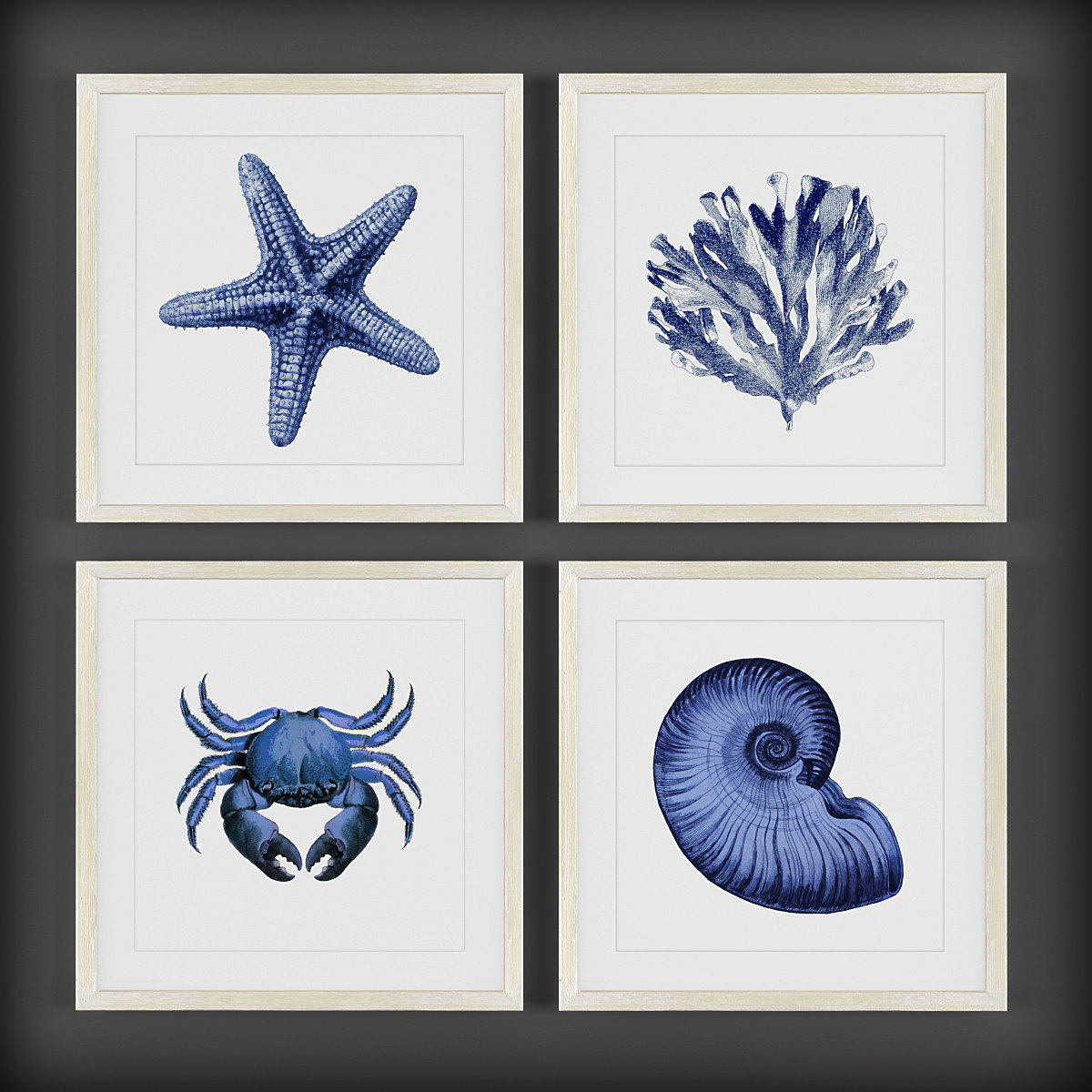 Picture Frames Low-poly 3D model_1