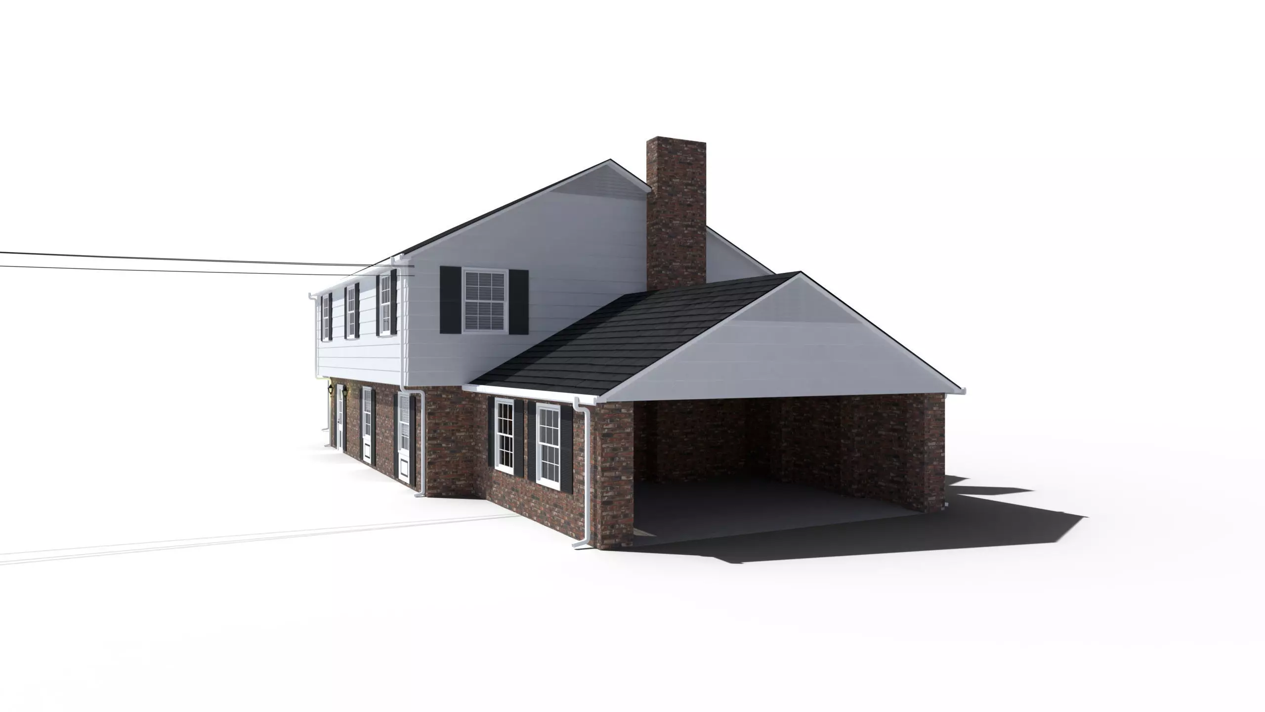 Wheeler House from Stranger Things 3D model_4