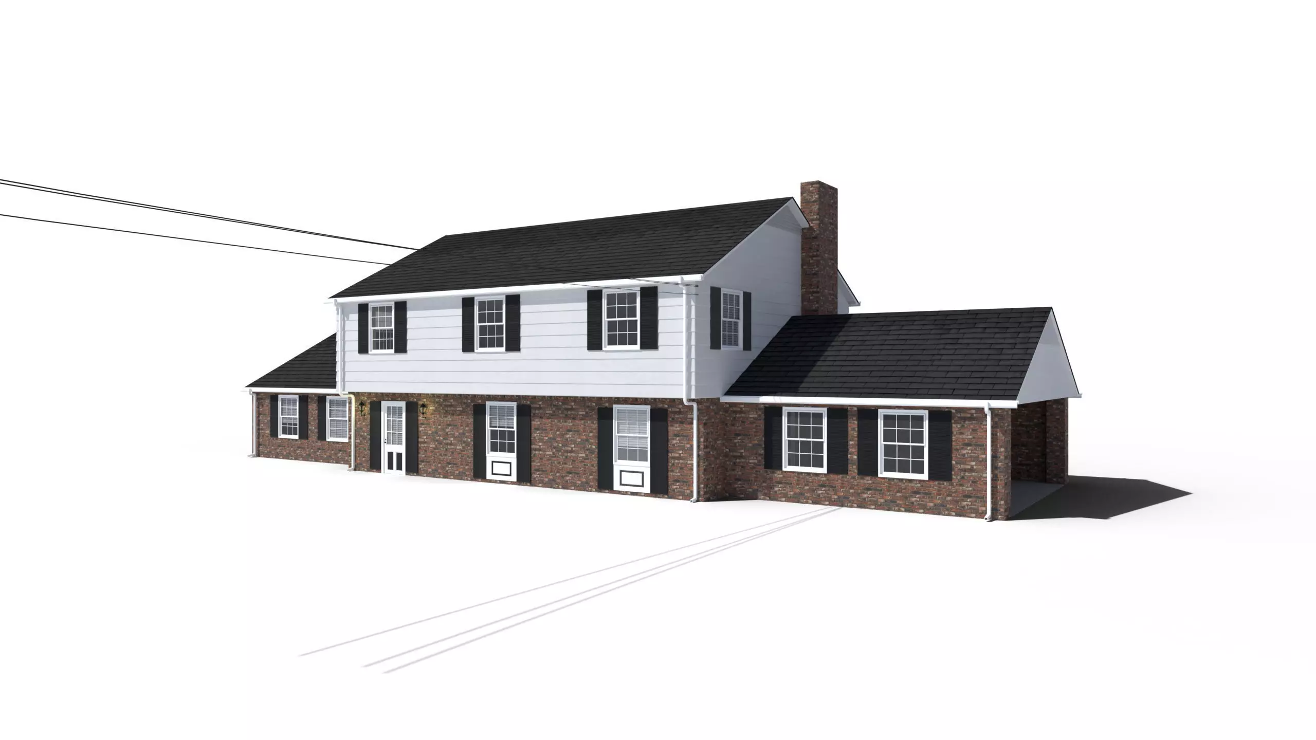 Wheeler House from Stranger Things 3D model_0