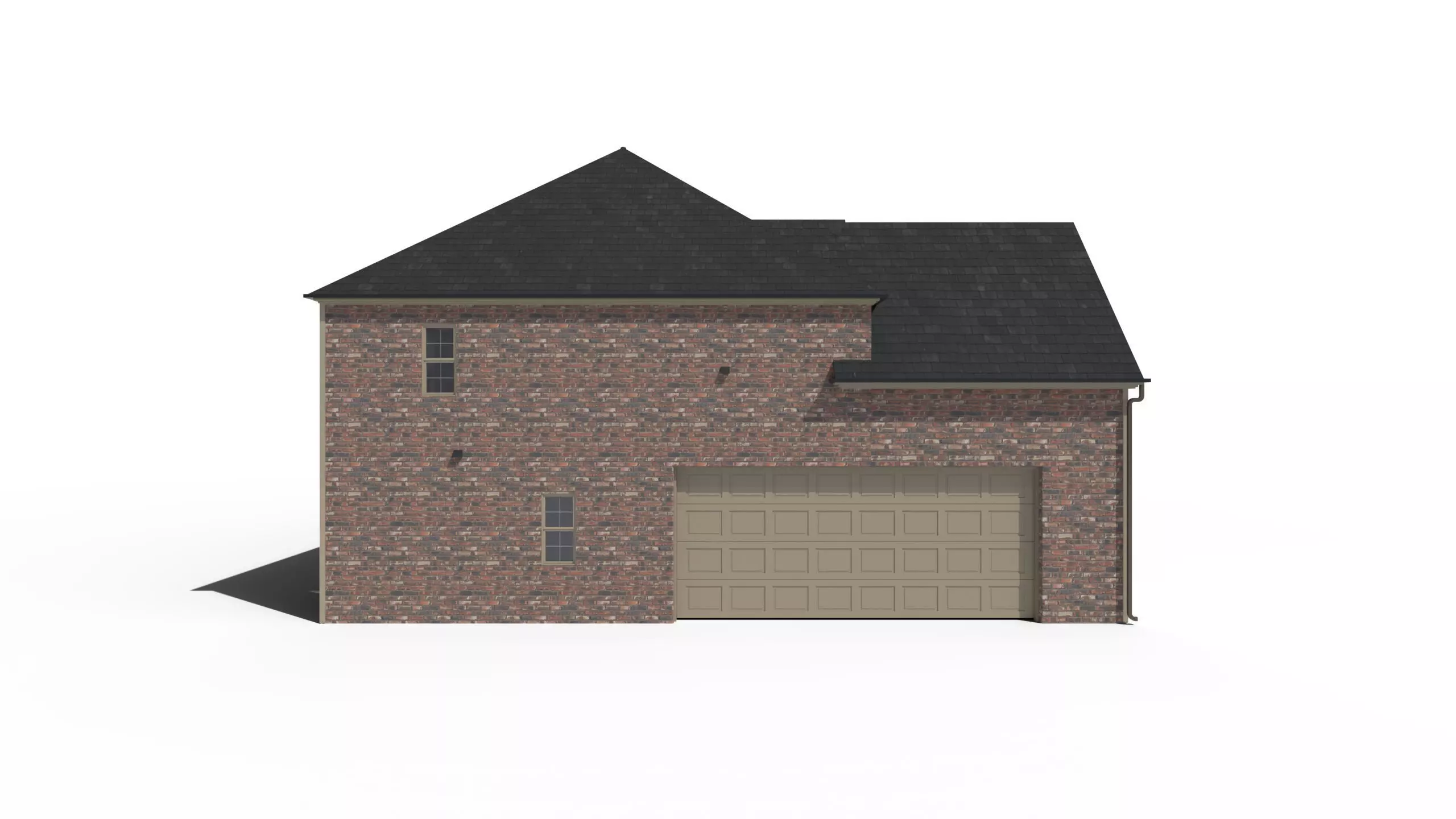 Upper Class Family House 3D model_6