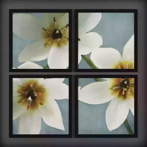 Picture Frames Low-poly 3D model