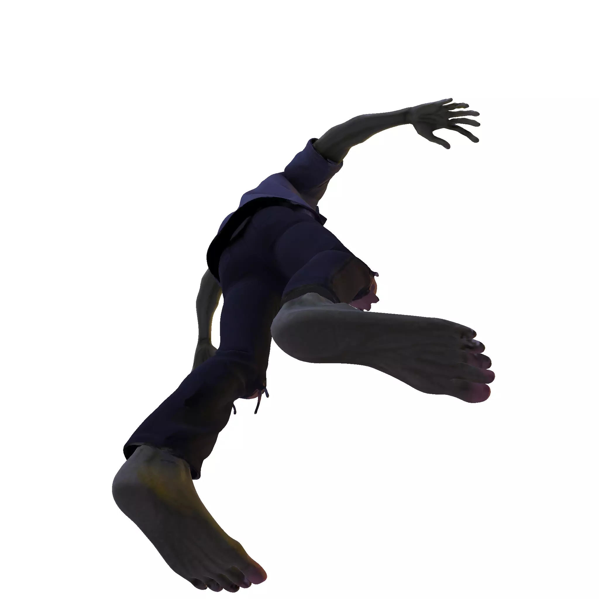 Zombie Walker 3D Printable Figurine 3D print model_33