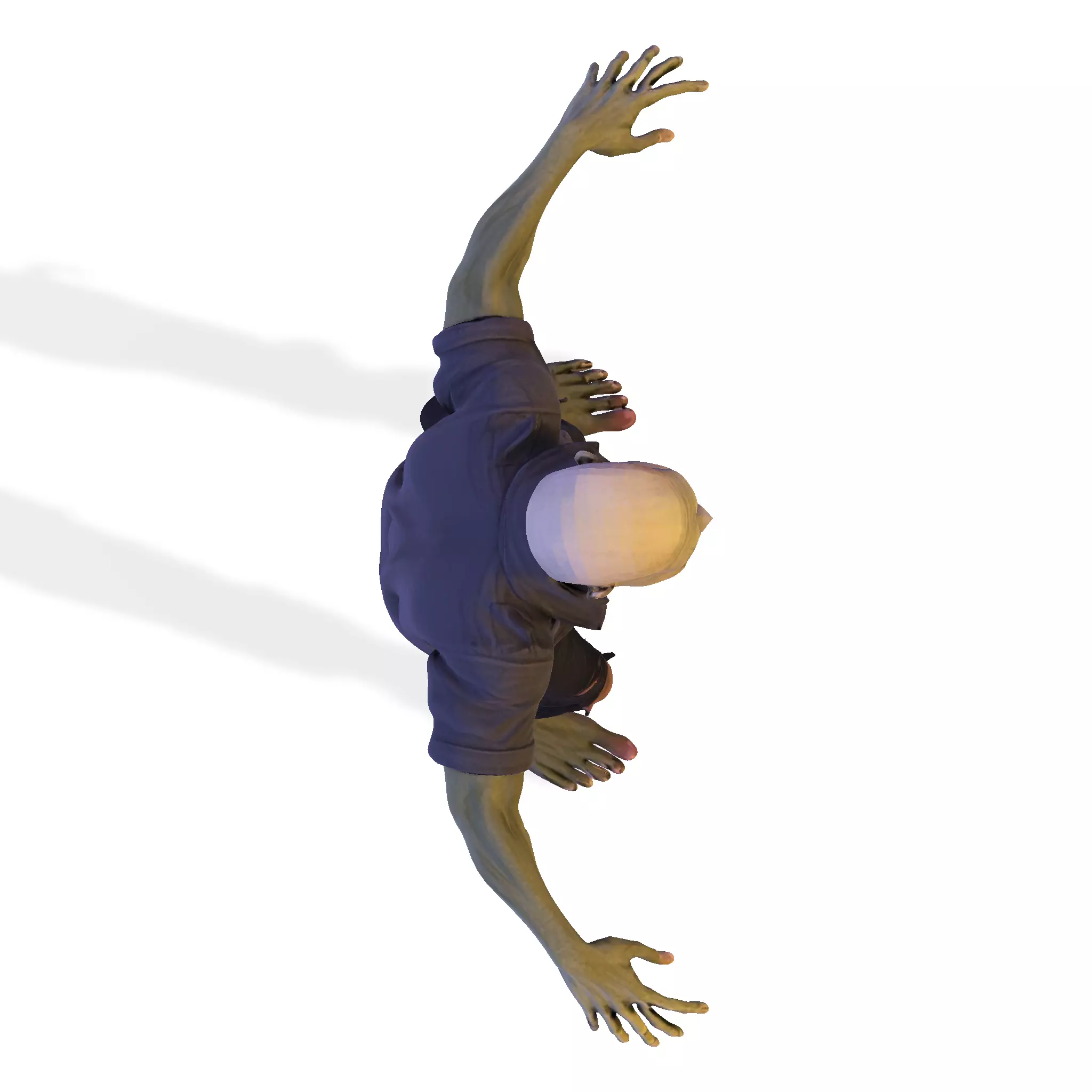 Zombie Walker 3D Printable Figurine 3D print model_30