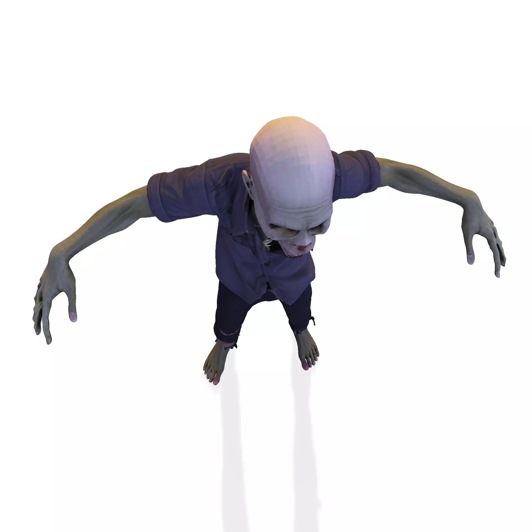 Zombie Walker 3D Printable Figurine 3D print model_18