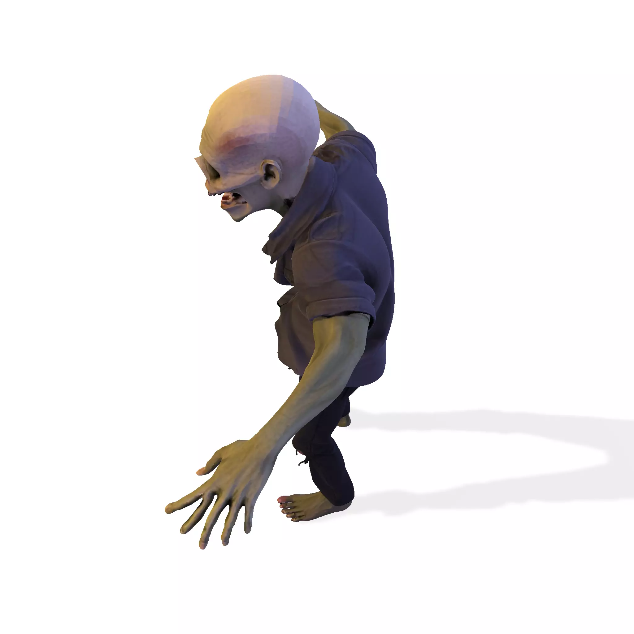 Zombie Walker 3D Printable Figurine 3D print model_2
