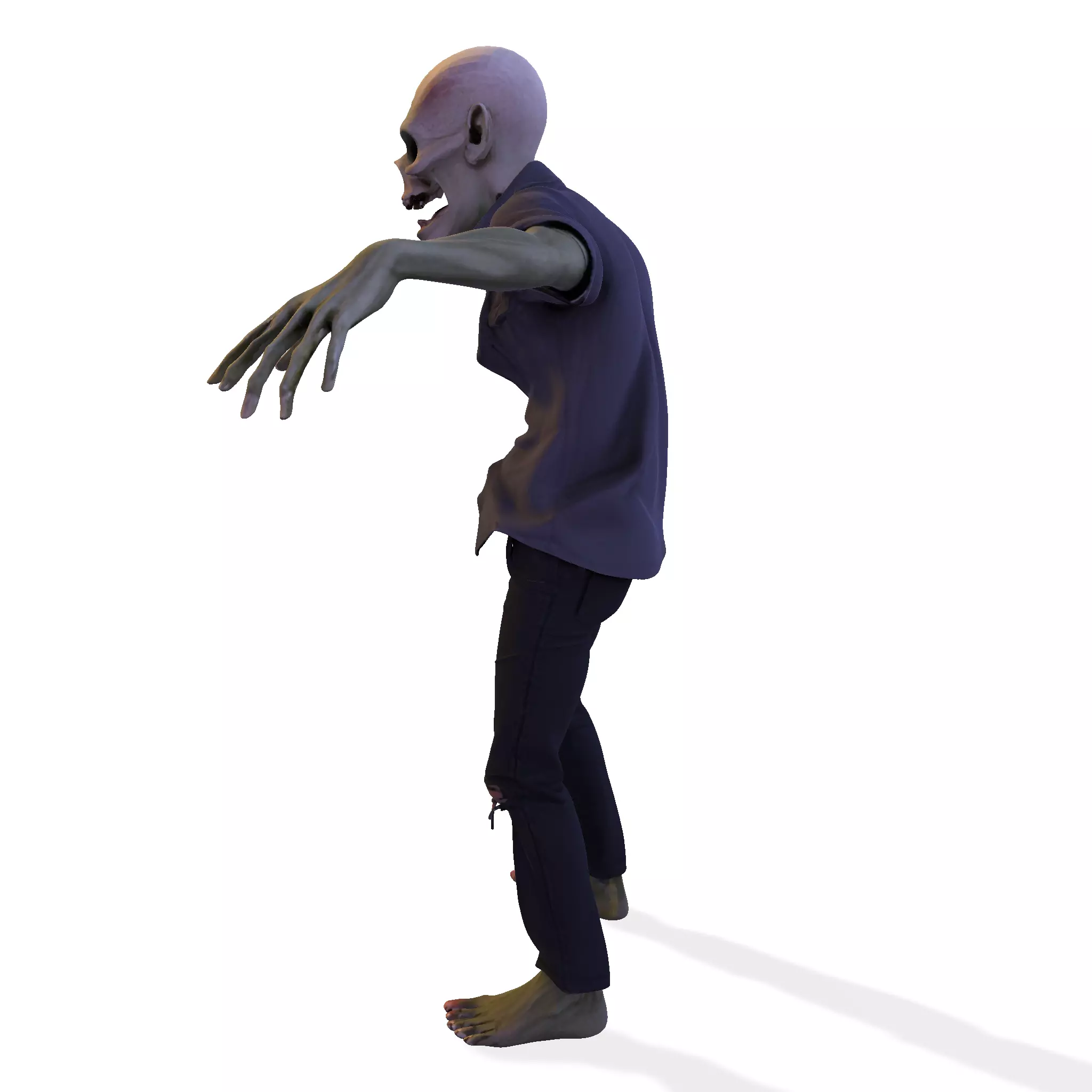Zombie Walker 3D Printable Figurine 3D print model_22