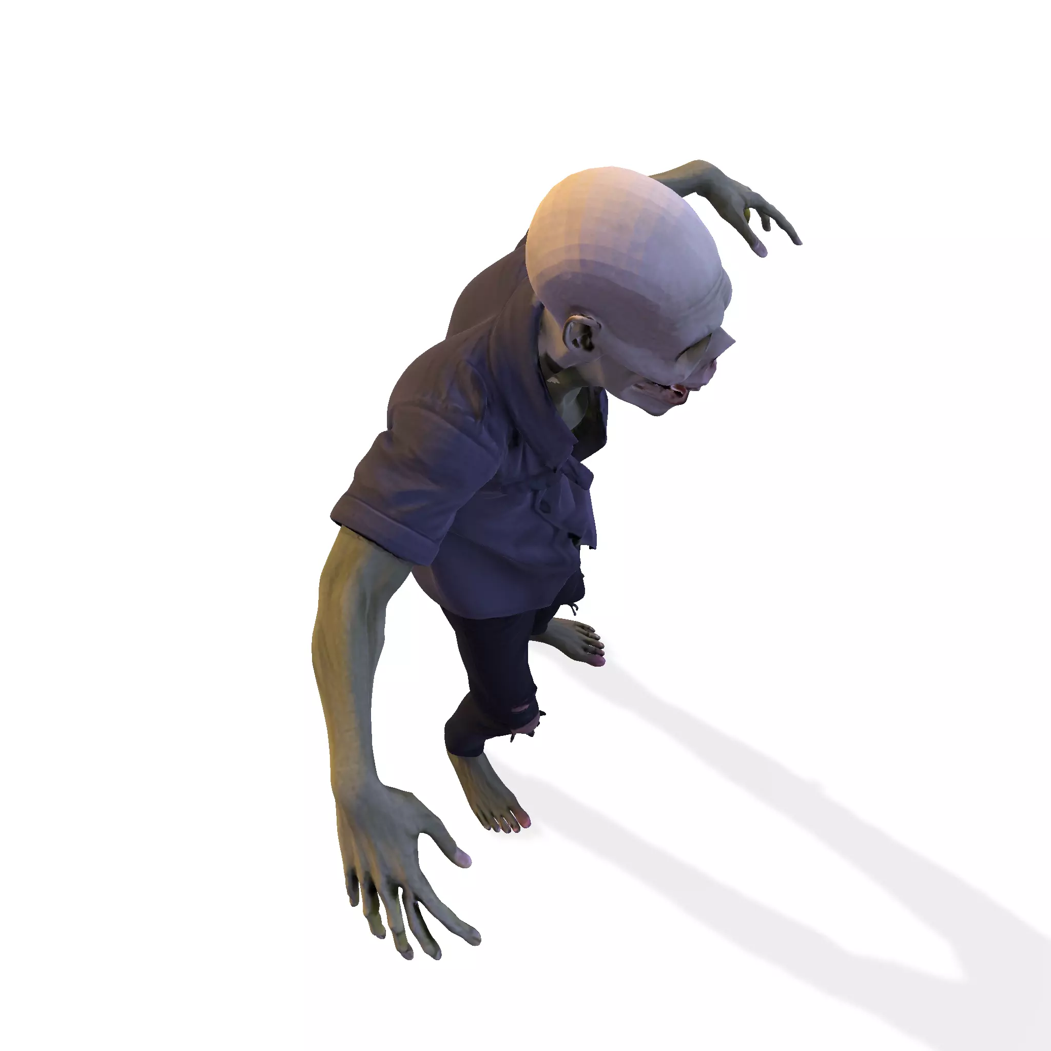 Zombie Walker 3D Printable Figurine 3D print model_17