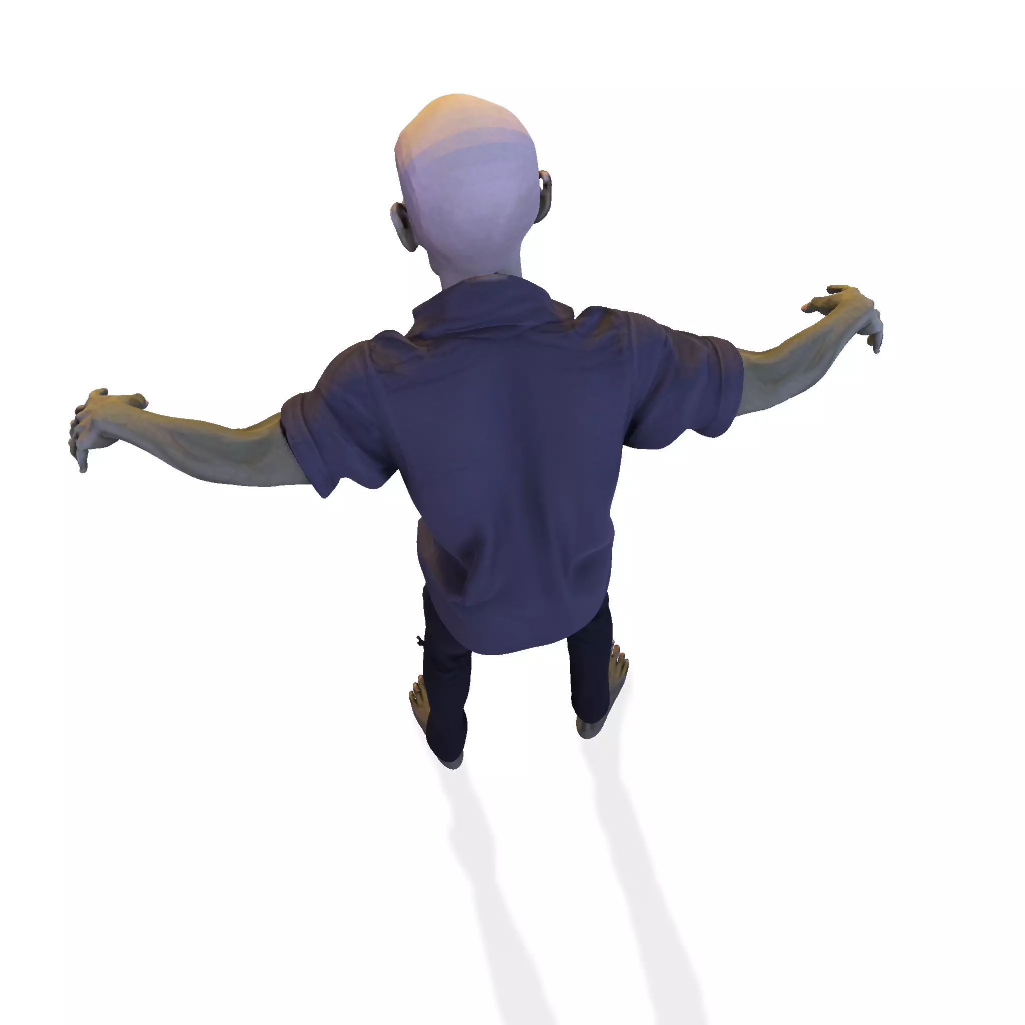 Zombie Walker 3D Printable Figurine 3D print model_15