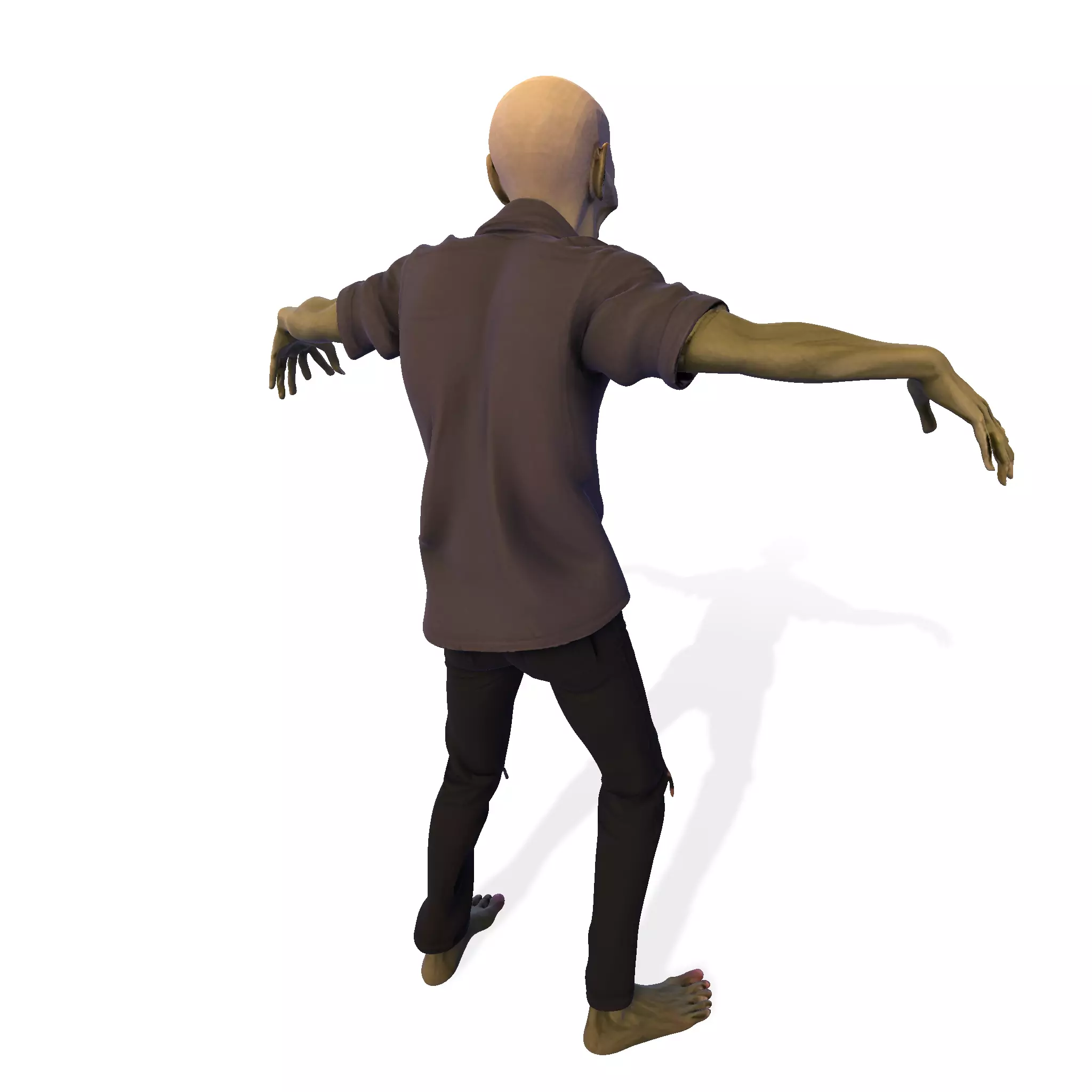 Zombie Walker 3D Printable Figurine 3D print model_24
