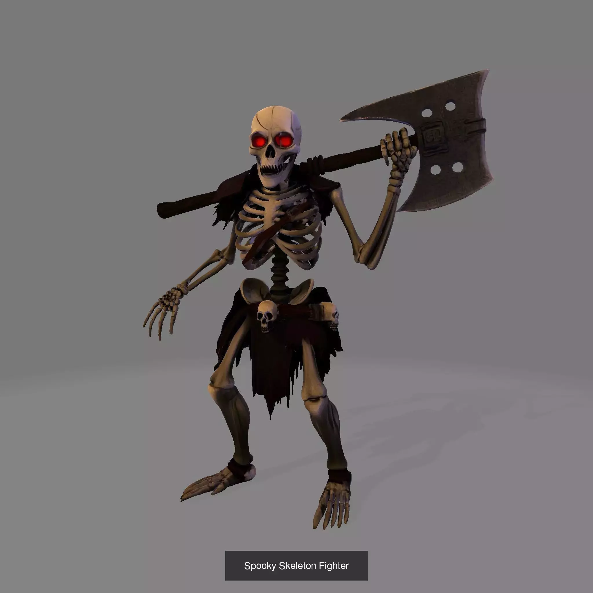 13 Nightmare Legionv Horror Character Figurines  3D Model Collection_10