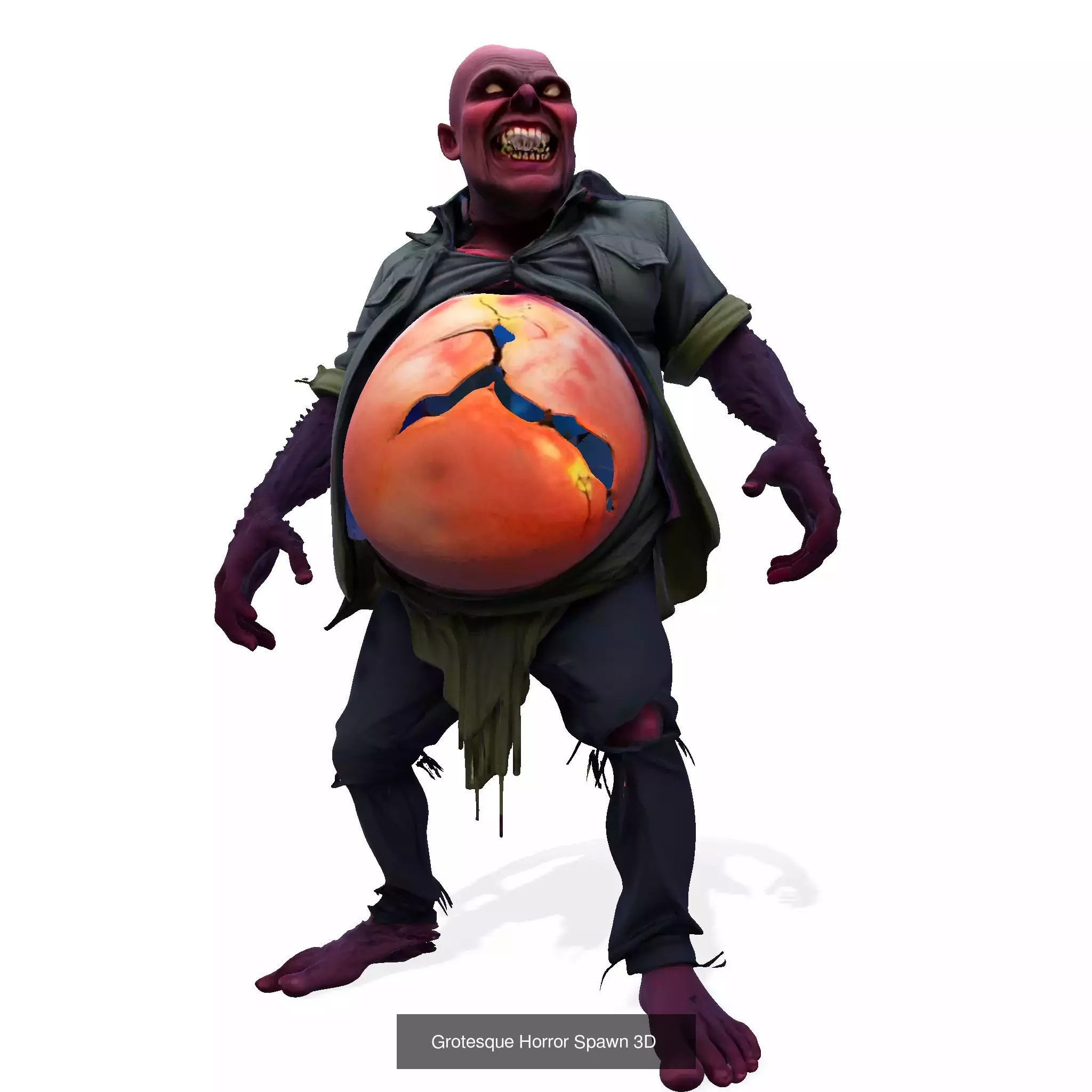 13 Nightmare Legionv Horror Character Figurines  3D Model Collection_12