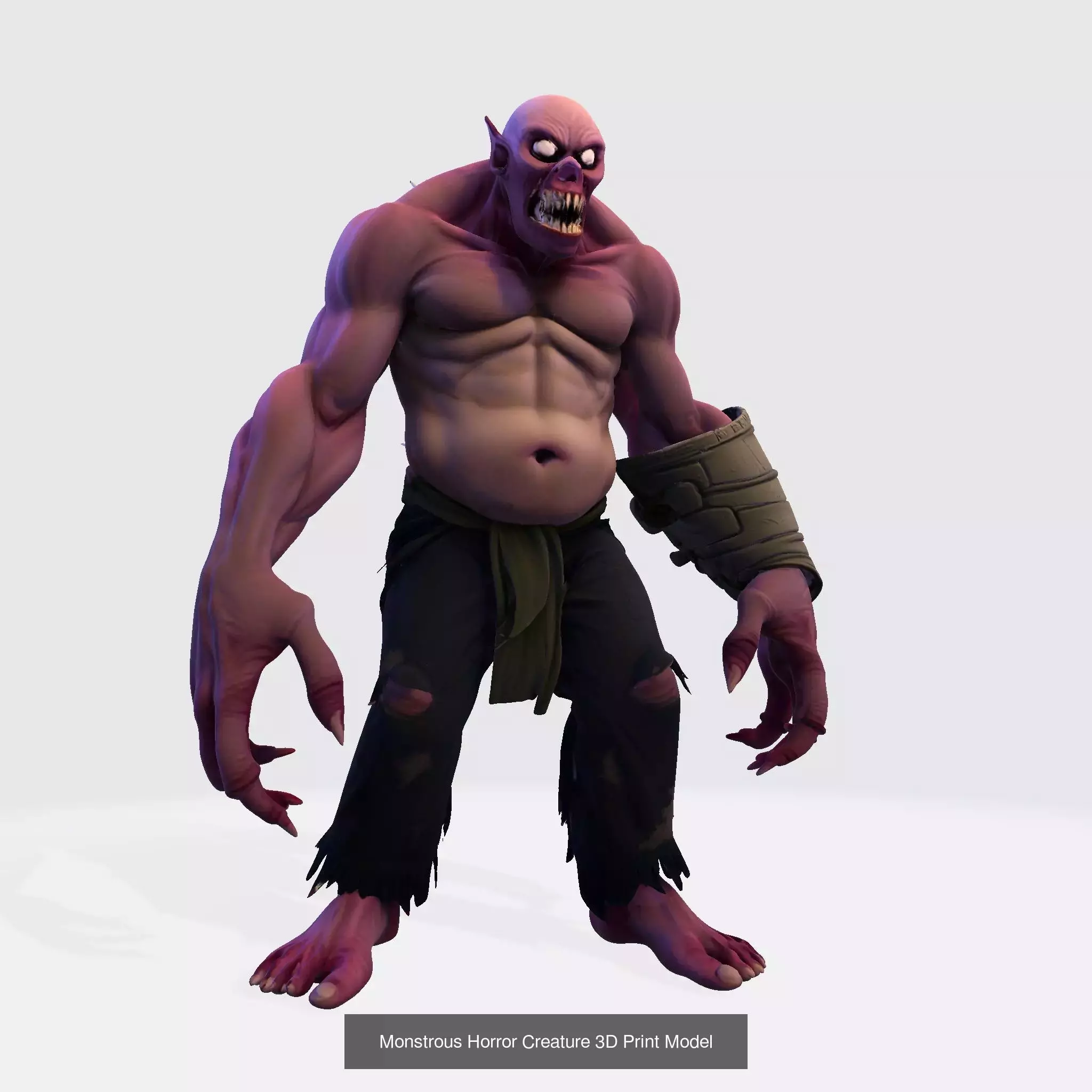 13 Nightmare Legionv Horror Character Figurines  3D Model Collection_11