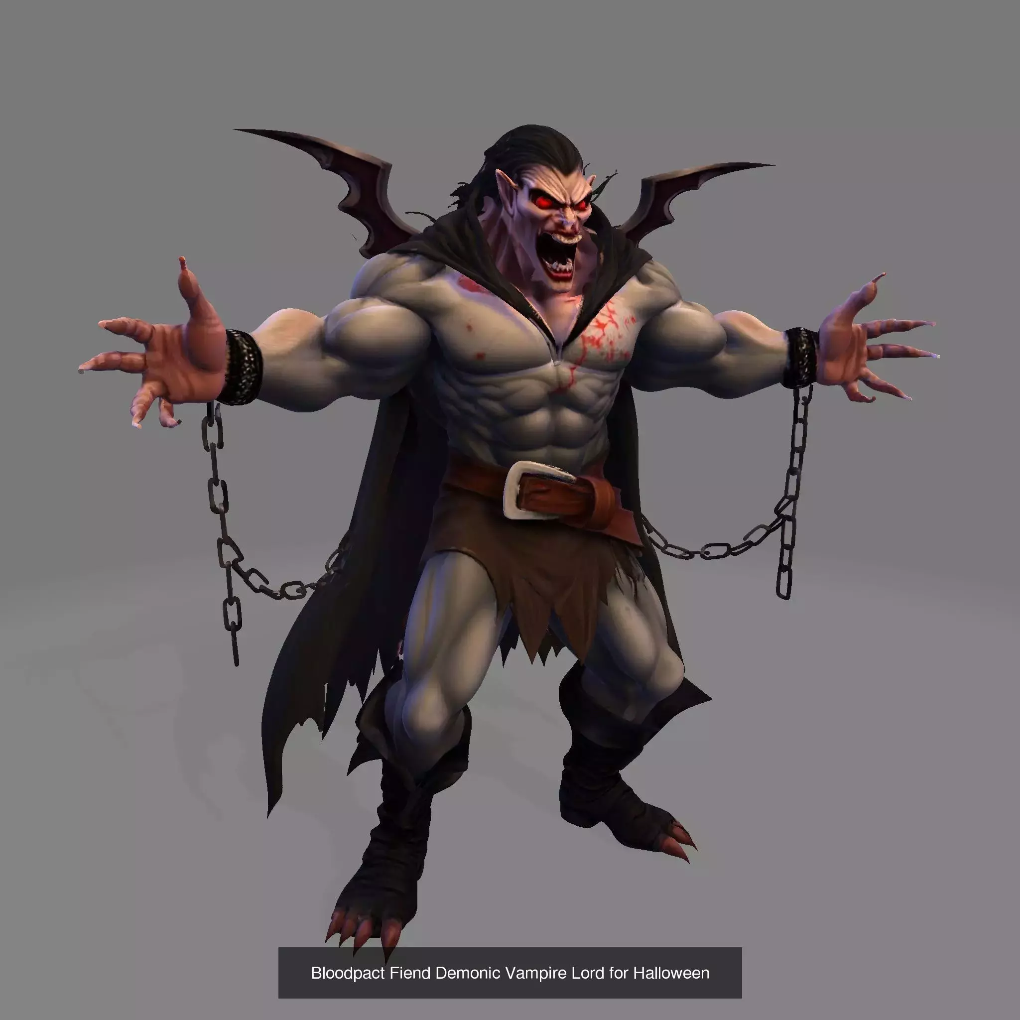 13 Nightmare Legionv Horror Character Figurines  3D Model Collection_6