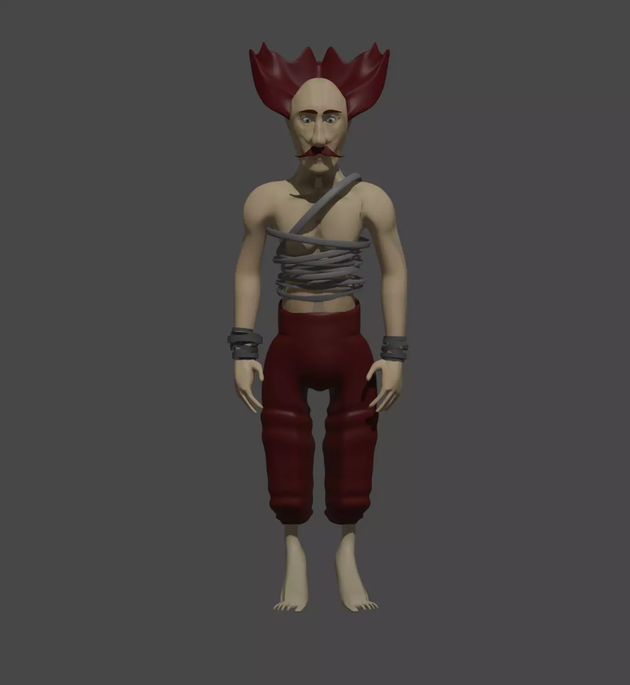 Freak Mage 3D model_0