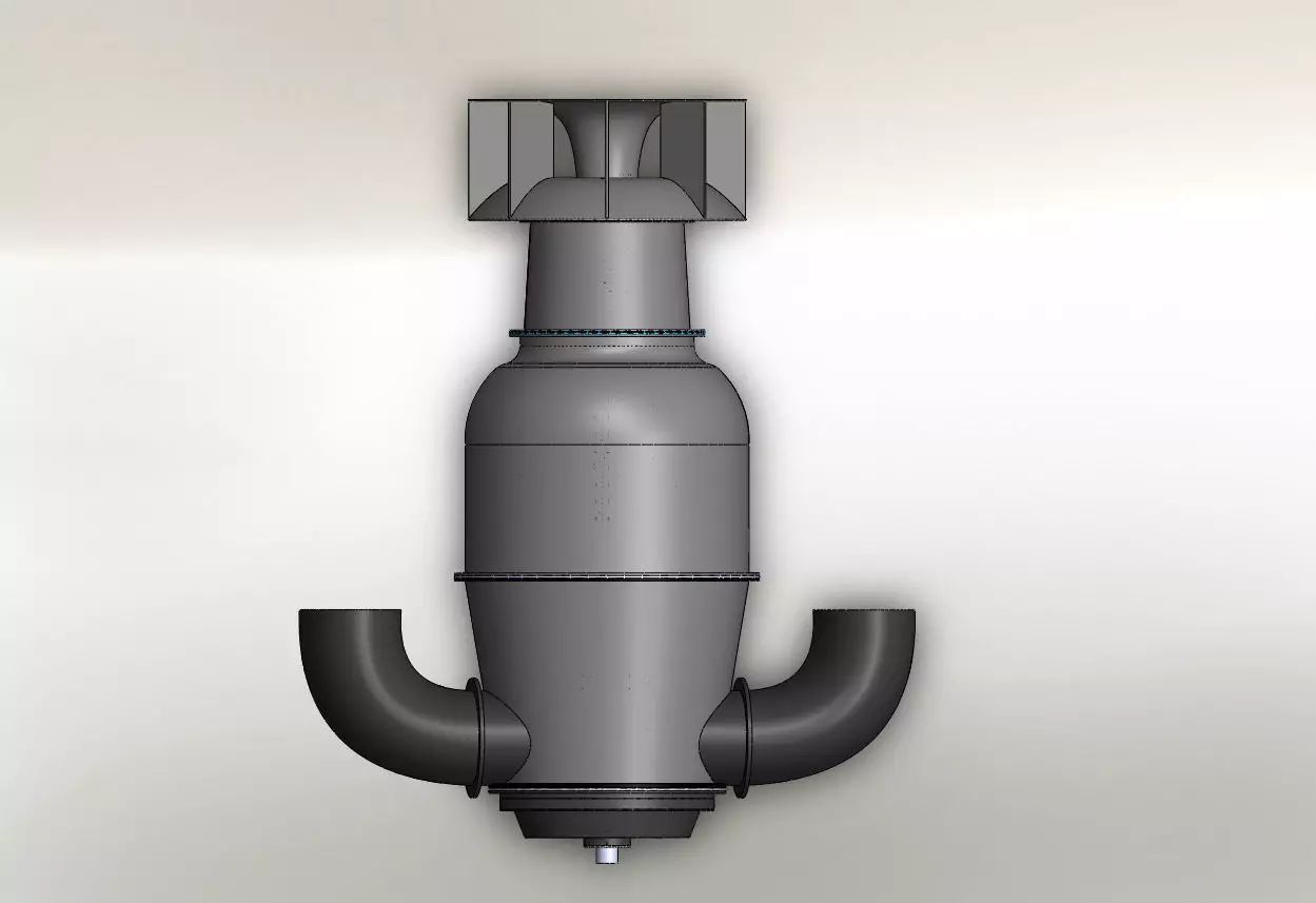 PT6A67A Inspired Turboprop Engine 3D Model 3D print model_3